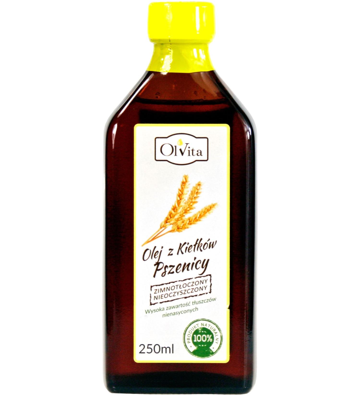 Ol'Vita: Natural Wheat Germ Oil Virgin Cold Pressed Unrefined Moisture for Skin and Hair 250ml