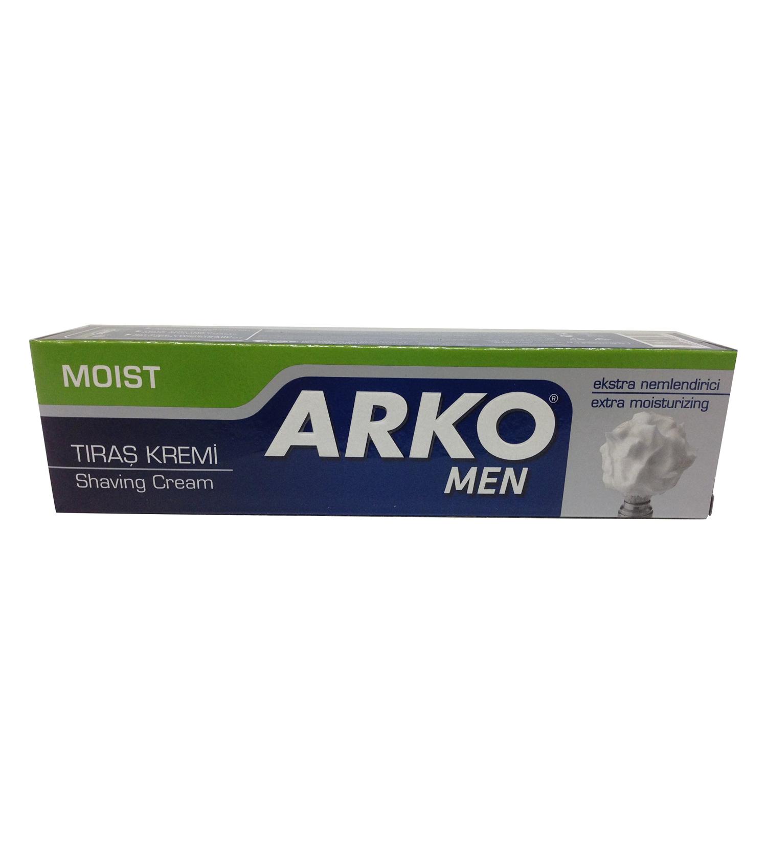 Arko Face Shaving Cream Men-Moist Extra Moisturizing 3.5 oz