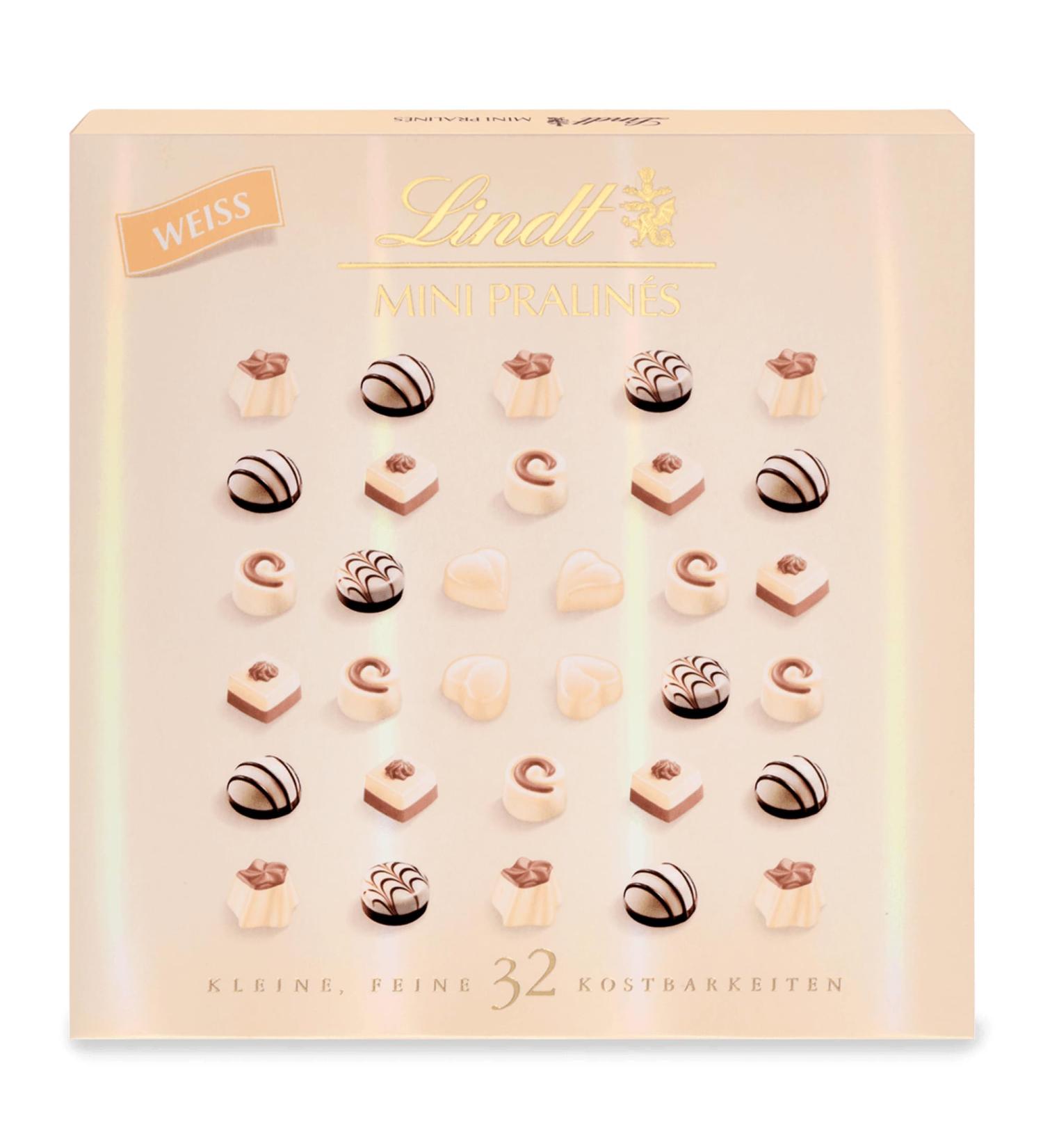 Lindt Mini Pralin s White - 163g | 32 White Chocolate Pralines | Perfect Small Gift for Chocolate Lovers - Buy Online on GoSupps.com