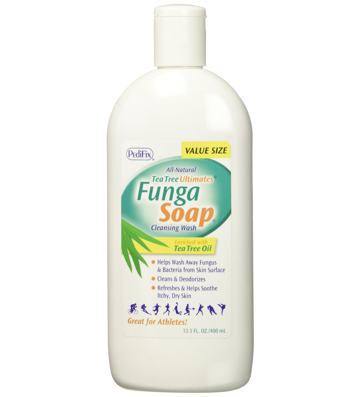 PediFix FungaSoap Cleansing Wash - 13.5 Ounce Value Size for Skin Fungus Relief - Buy Internationally - Buy Online on GoSupps.com