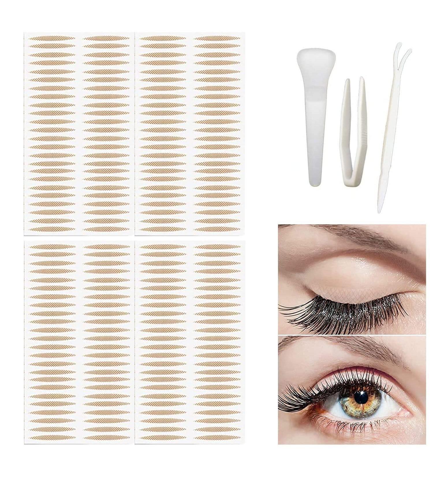 Invisible Double Eyelid Stripes - 480 Sluent Plant Tape Instant Lift Eyelid Bands with Fork Rods - Buy Online on GoSupps.com