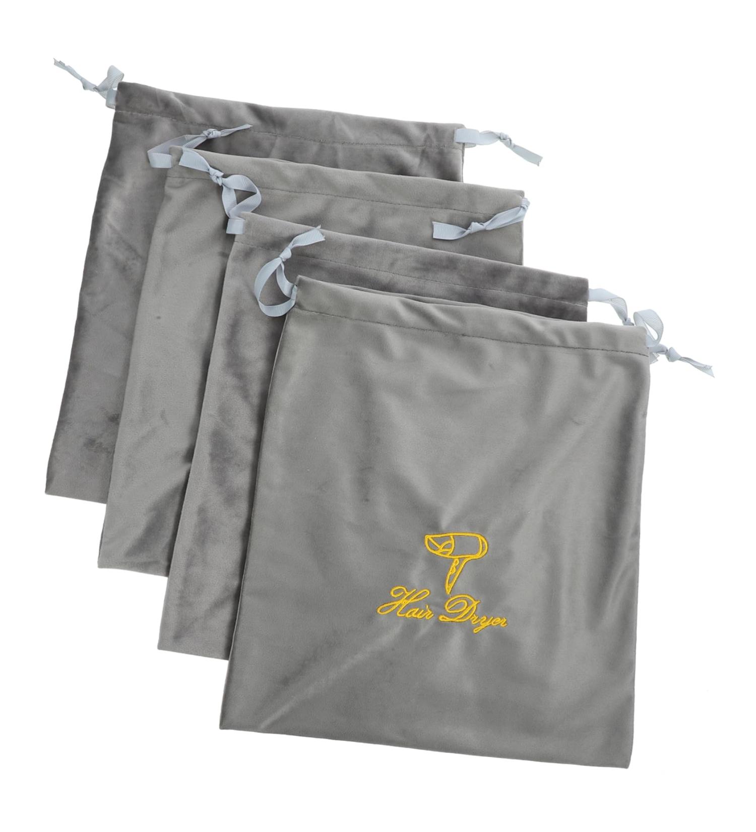 PLAFOPE Hair Dryer Bag 4pcs Hair Dryer Storage Bag Travel Hair Dryer Hair Drawstring Hair Dryer Bags Classic Organizer - Buy Online on GoSupps.com