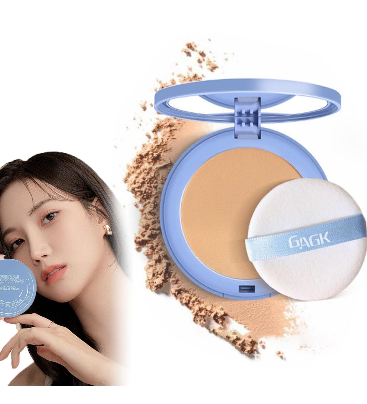 Gagk Polvo Compacto Perfection Mate Currentlye Polvo Compacto Polvo Compacto Perfecci n Mate A Prueba De Agua Gagk Lasting Waterproof Makeup Gagk Matte Perfection Pressed Powder (03#-Pure beige) - Buy Online on GoSupps.com