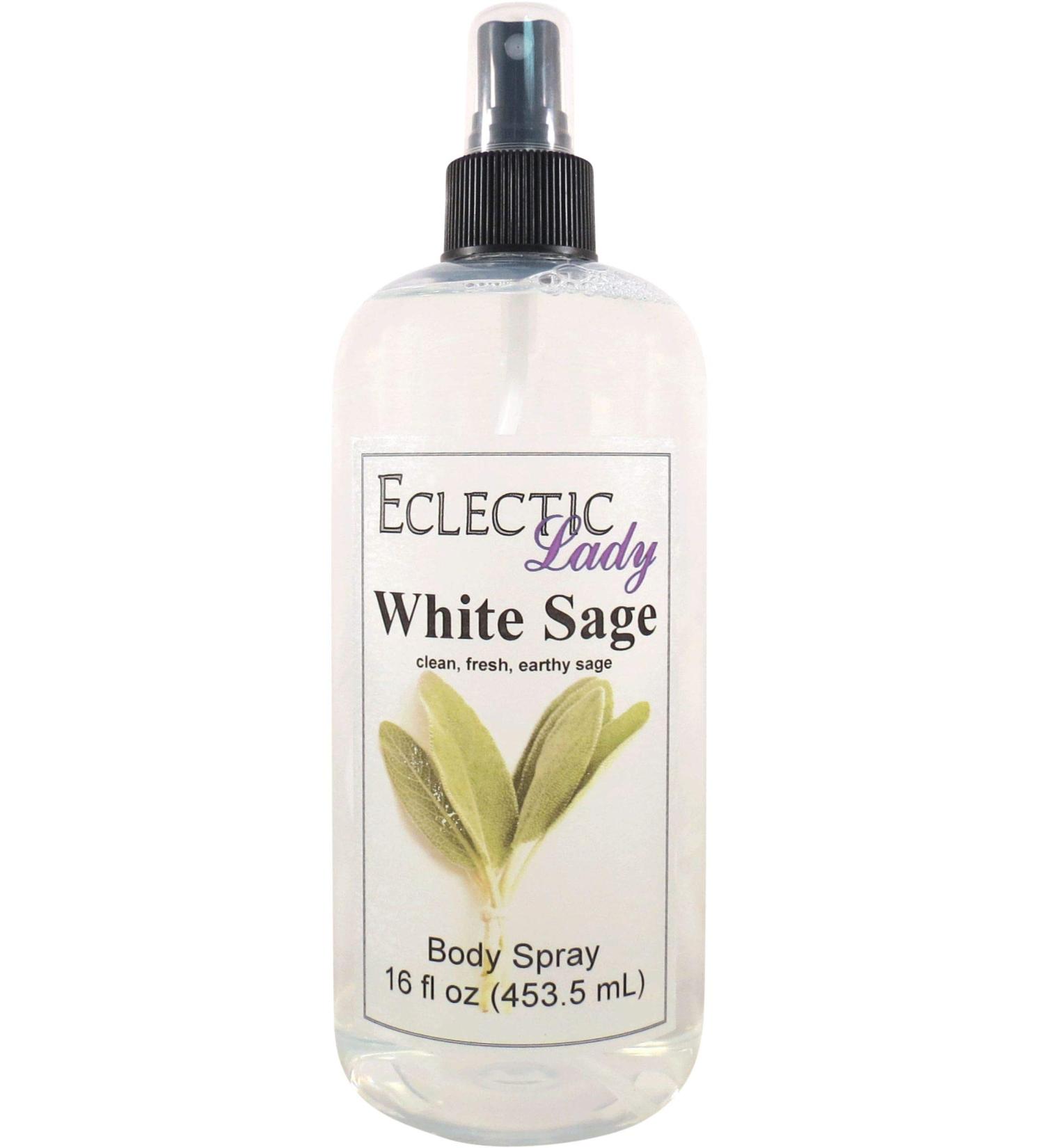 White Sage Body Spray Body Mist for Women with Clean Light & Gentle Fragrance Long Lasting Perfume with Comforting Scent for Men & Women Cologne with Soft Subtle Aroma For Daily Use Regular Strength 16 Fluid Ounces - Buy Online on GoSupps.com