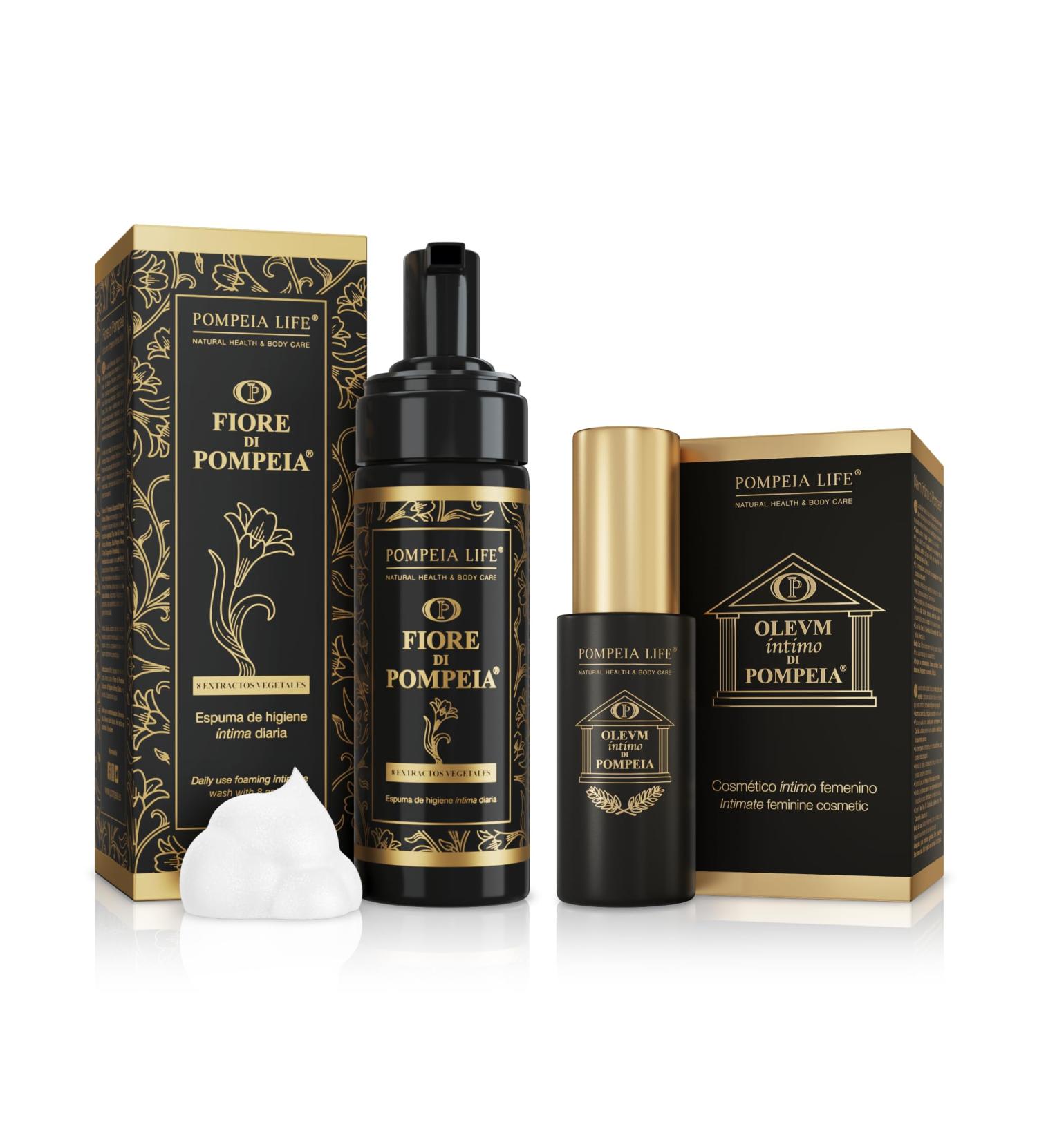 Daily Ritual for Intimate Health | Pompeia Life Olevm & Fiore - 50ml & 140ml | Healthy Shipping Worldwide - Buy Online on GoSupps.com