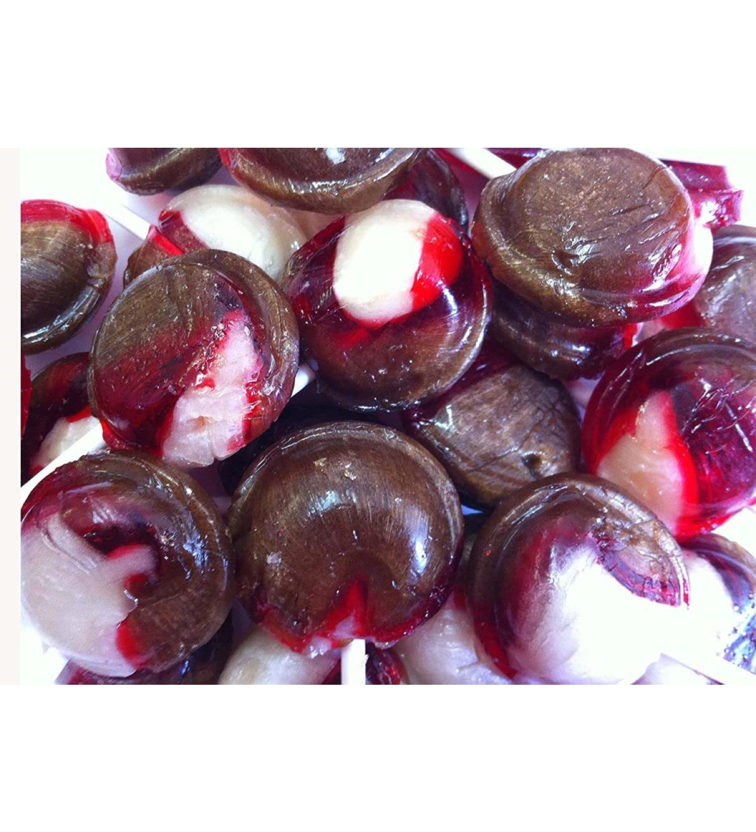Cherry Cola Mega Lollies (x10)
