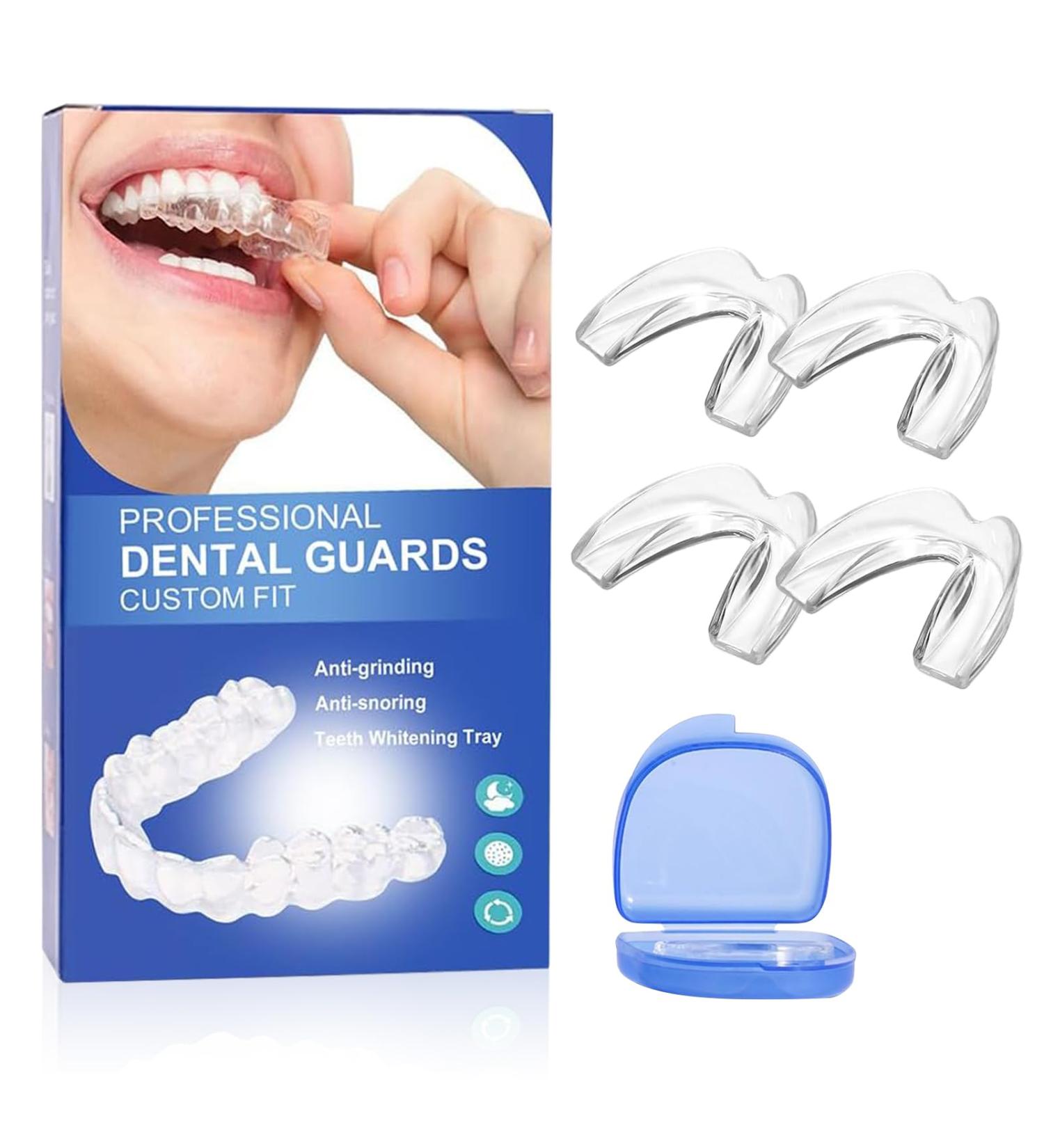 Zyxel Crispy Anti-Snoring Rail - 4-Piece Dental Night Protection for Bruxism & Teeth Grinding | Available in 2 Sizes - Buy Online on GoSupps.com