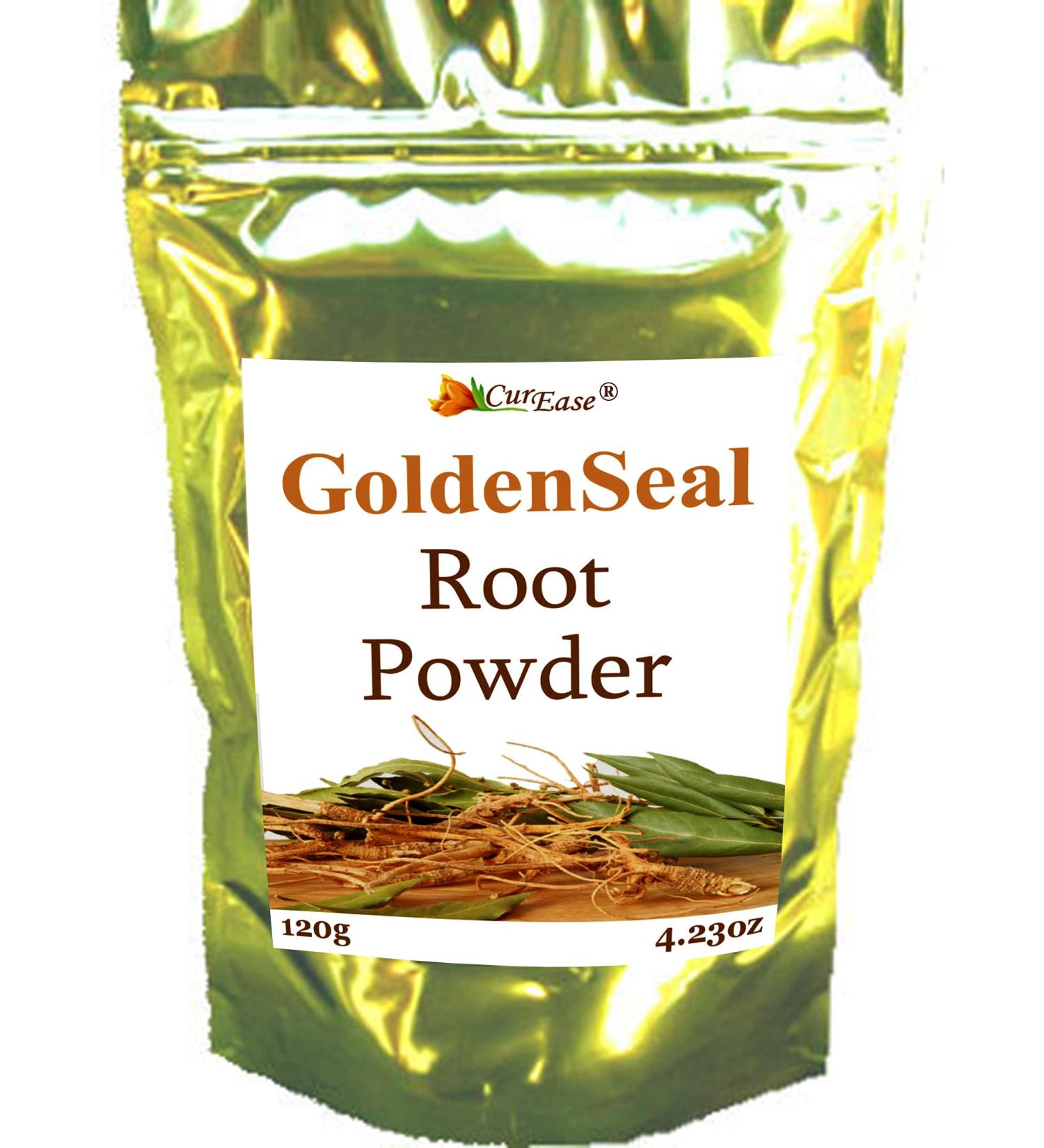 Organic Goldenseal Root Powder - 4.2 oz | 240 Servings - Buy Online on GoSupps.com
