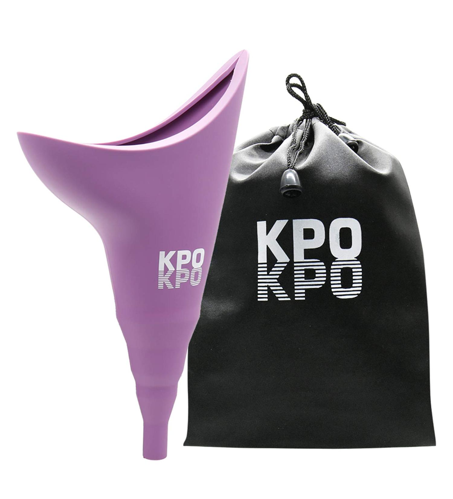 KPOKPO Female Urinal - Reusable Silicone Female Urination Device for Women - Portable Pee Funnel for Outdoor Activities and Camping - Buy Online on GoSupps.com