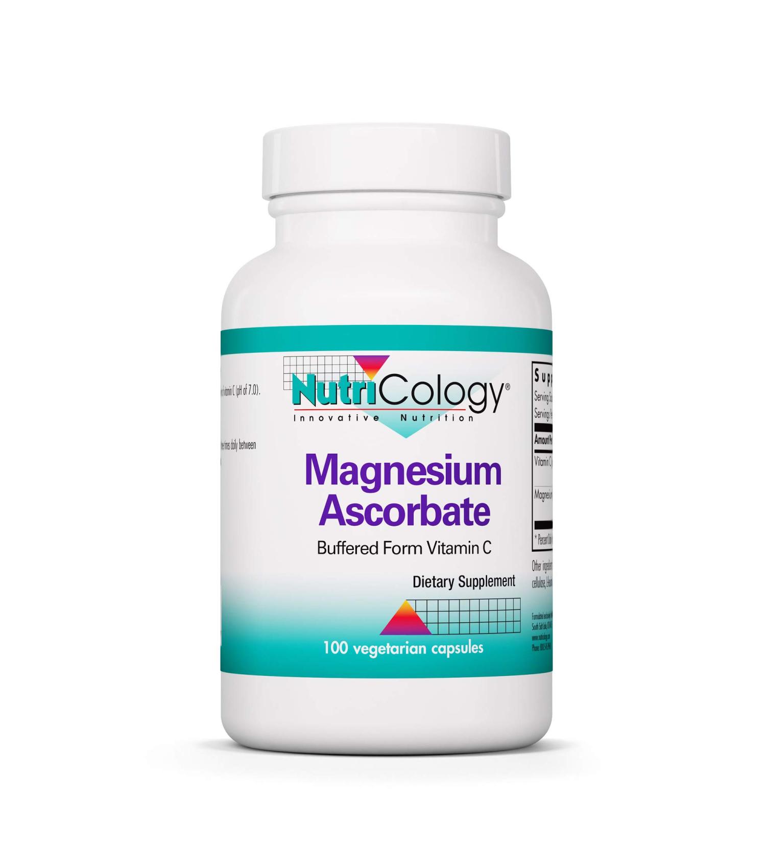 Nutricology Magnesium Ascorbate - Buffered Vitamin C Immune Support Capsules - Buy Online on GoSupps.com