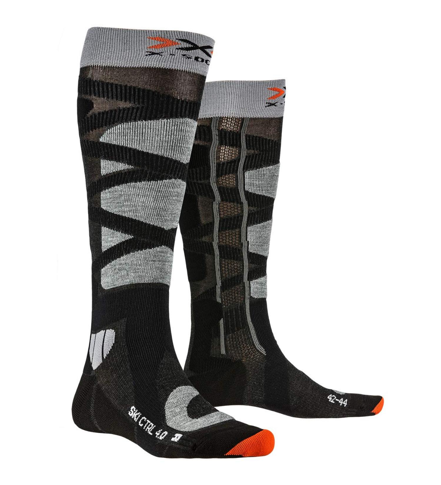 Buy X-SOCKS Ski Control 4.0 Socks 42-44 - Anthracite Melange/Stone Grey for Ultimate Comfort | International Shipping Available - Buy Online on GoSupps.com