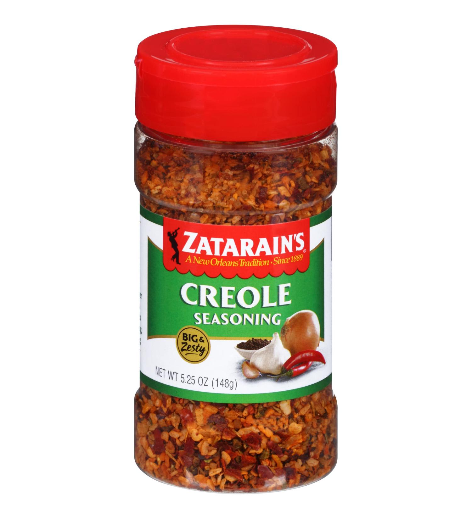 Zatarain's Big & Zesty Creole Seasoning 5.25 oz - Pack of 6 | Authentic Creole Flavor in Bulk - Buy Online on GoSupps.com
