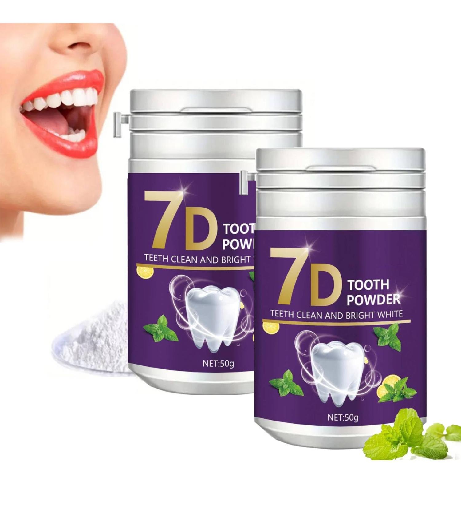 7 Days Purple Teeth Whitening Powder Teeth Whitening Powder for White Teeth Teeth Whitening and Whitening Powder with Visible Cleaning Effect Teeth Whitening - Cosmetic Teeth Cleaning (2) - Buy Online on GoSupps.com