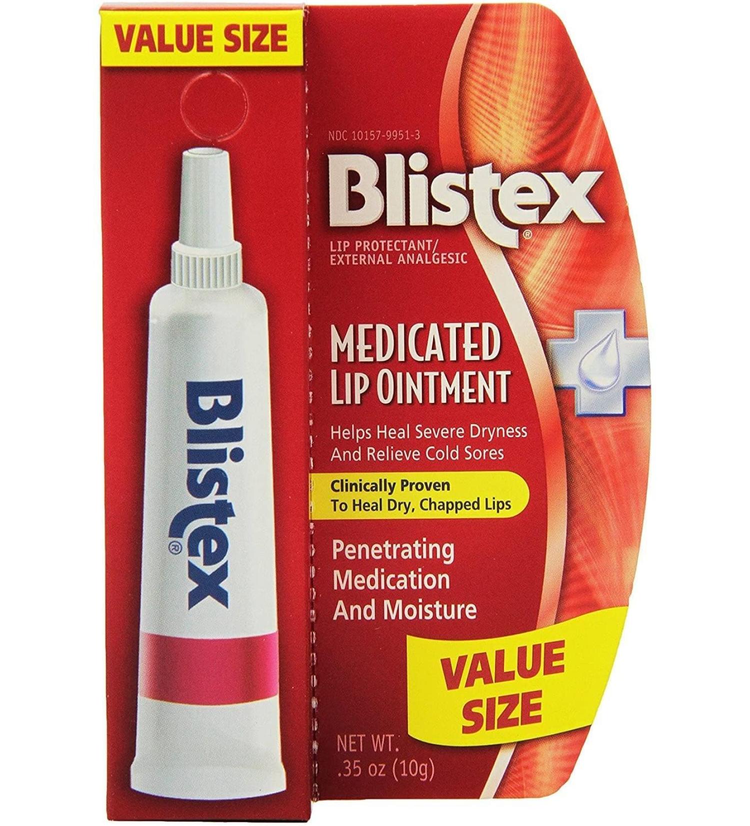 Blistex Medicated Ointment.35-Ounce Tubes (Pack of 12)
