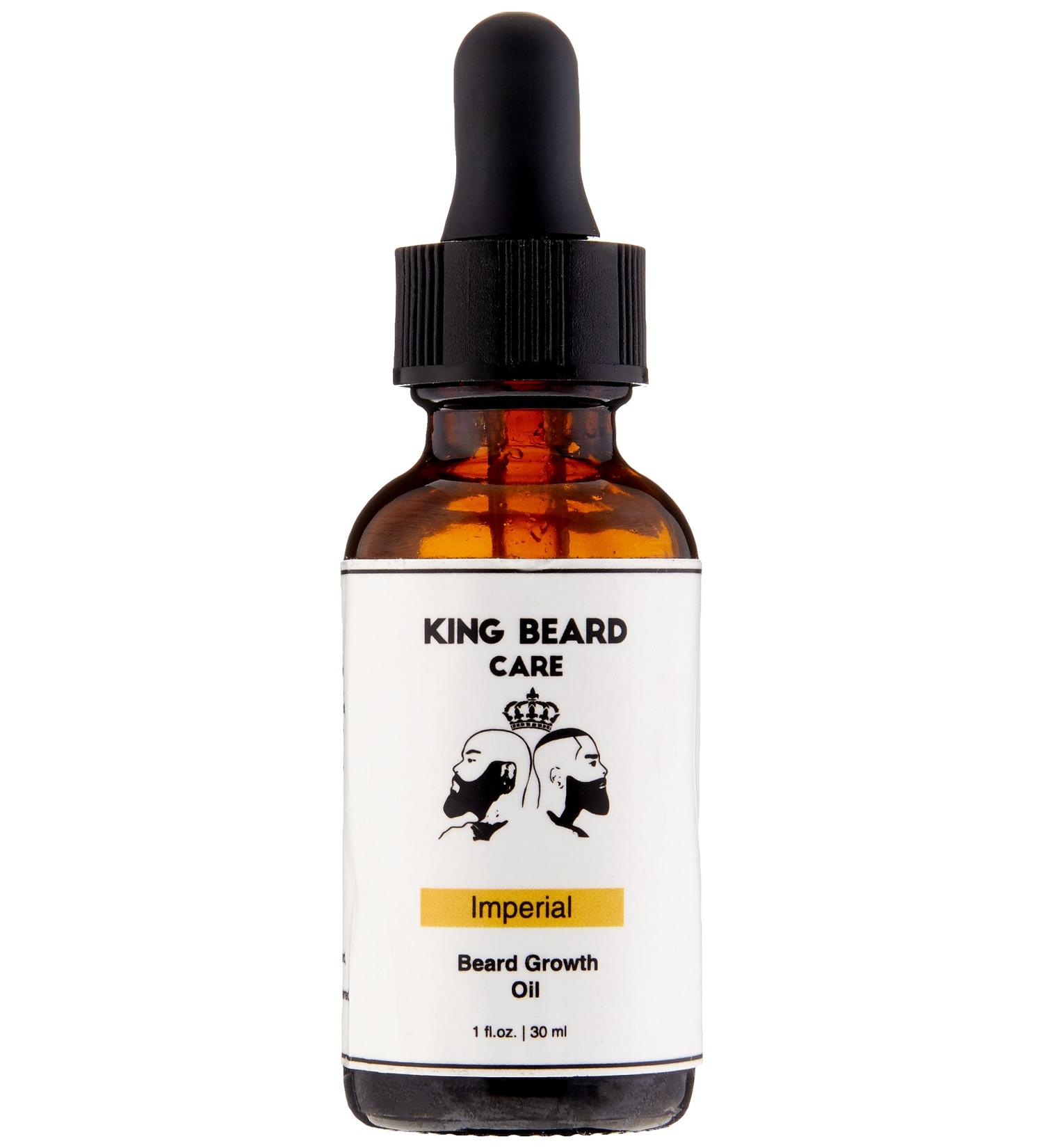 Beard Growth Oil - Argan Grapeseed & Jojoba Oils | 1oz for Thicker Fuller Beards | Fills Patchy Areas - Buy Online on GoSupps.com