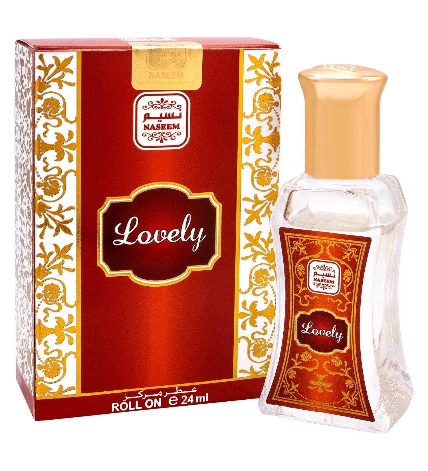 Naseem Lovely Perfume Oil Rollerball Alcohol Free with composition of Fresh Peach Jasmine Musk Long Lasting Arabian Fragrance Oil for Women 0.81 Fl Oz - Buy Online on GoSupps.com