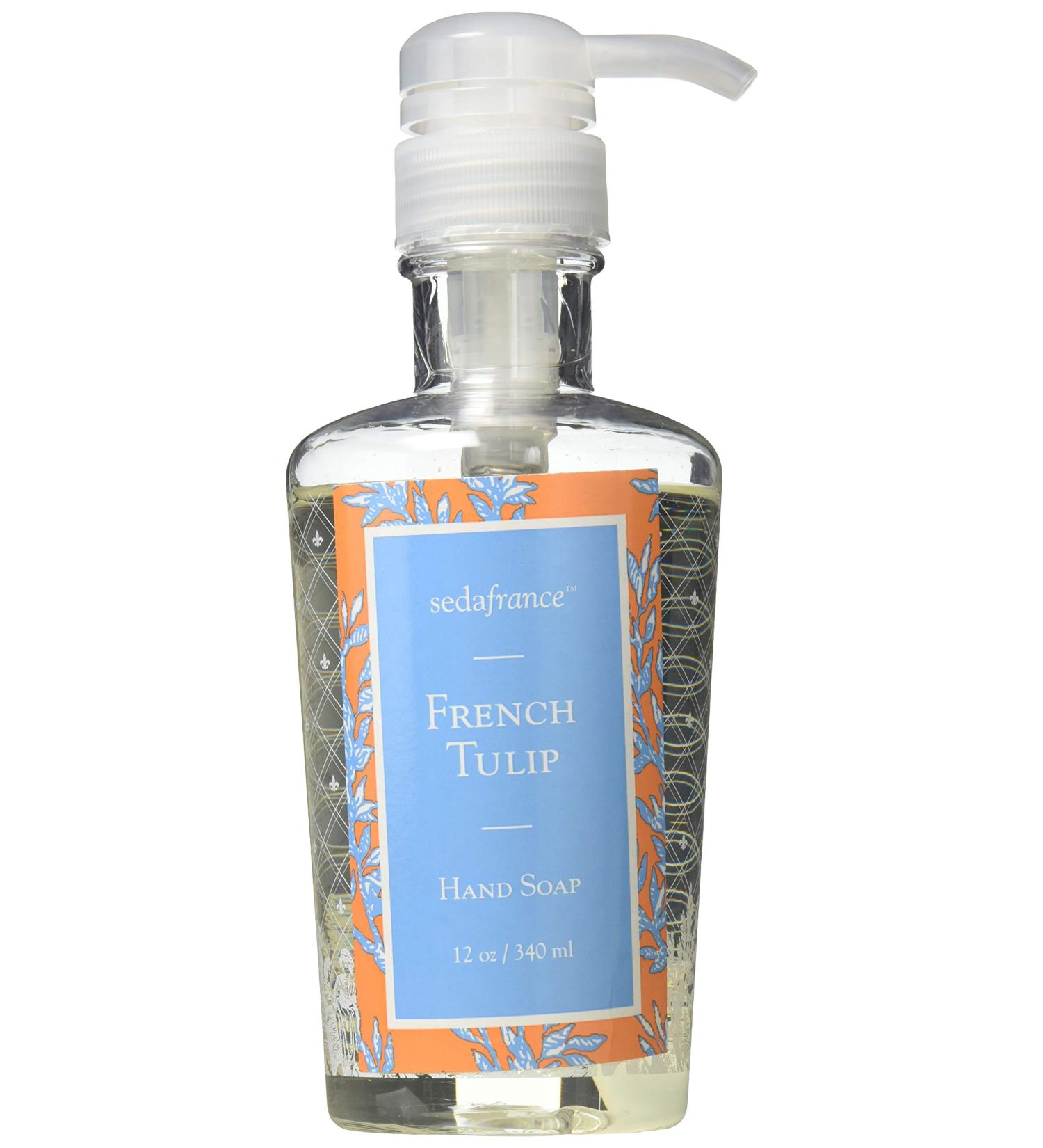 Seda France Classic Toile French Tulip Liquid Hand Soap - 12 oz - Buy Online on GoSupps.com