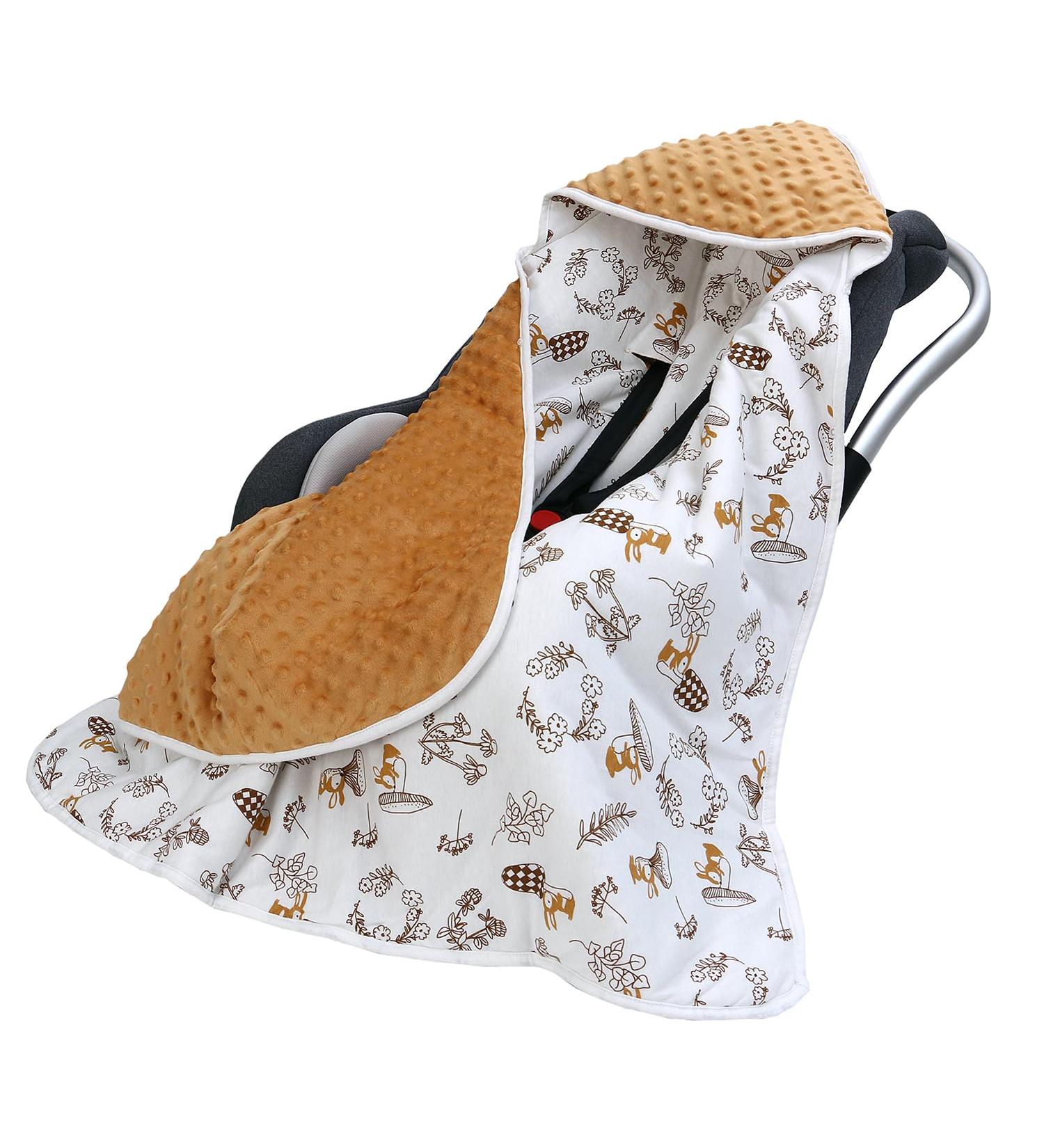 Baby Blanket Swaddle Wrap Winter - Soft Thick Baby Sleeping Wrap for Boys Girls Newborn Toddler Infant - Warm Unisex Receiving Blanket 0-3 Months - Pink Flowers Design - Buy Online on GoSupps.com