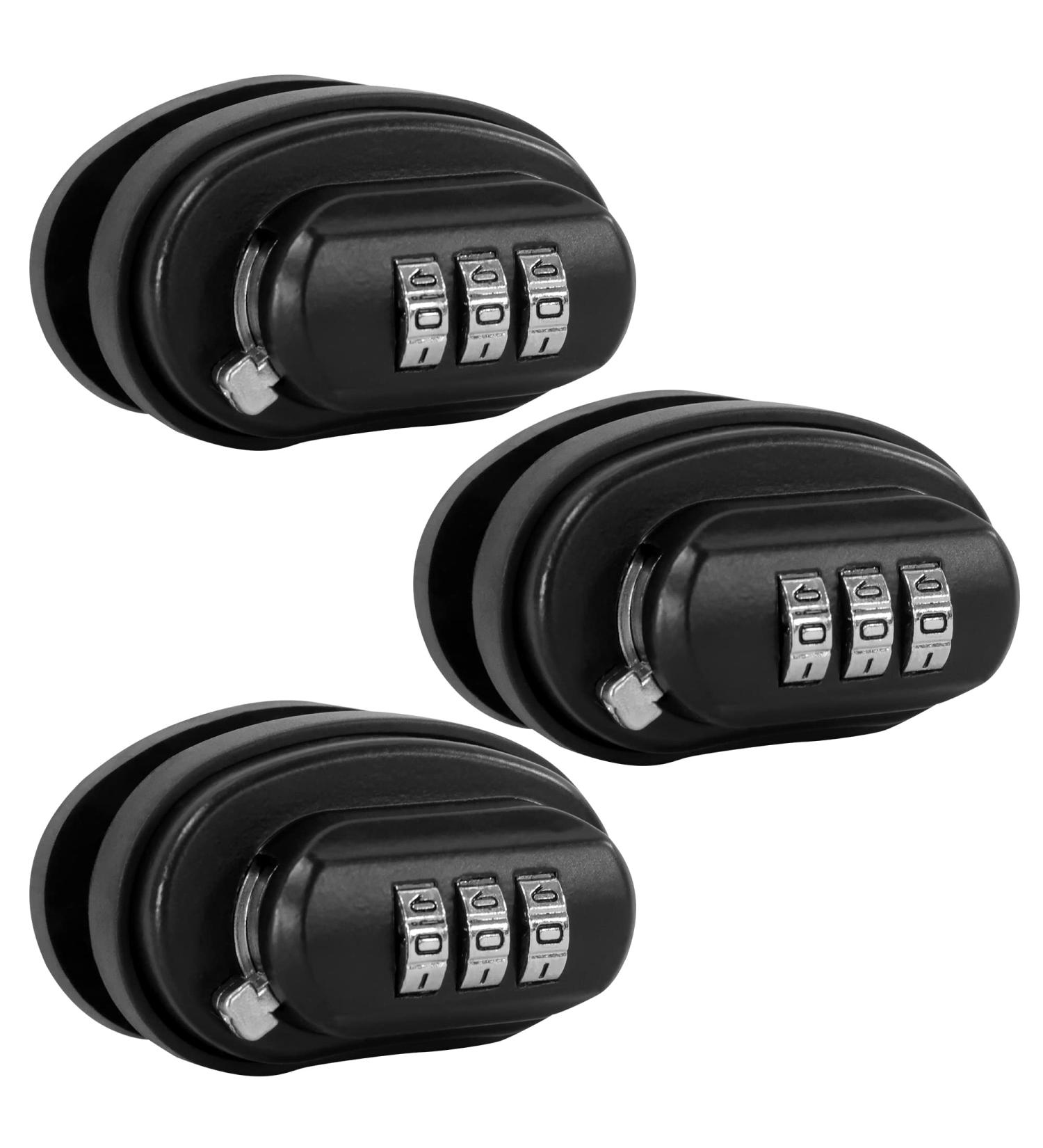 Innovatex Heavy-Duty Gun Trigger Lock Set with 3-Digit Combination - 3 Pack | Secure Handguns, Rifles, Pistols, and Shotguns | Solid Steel Home and Travel Safety Accessories - Buy Online on GoSupps.com