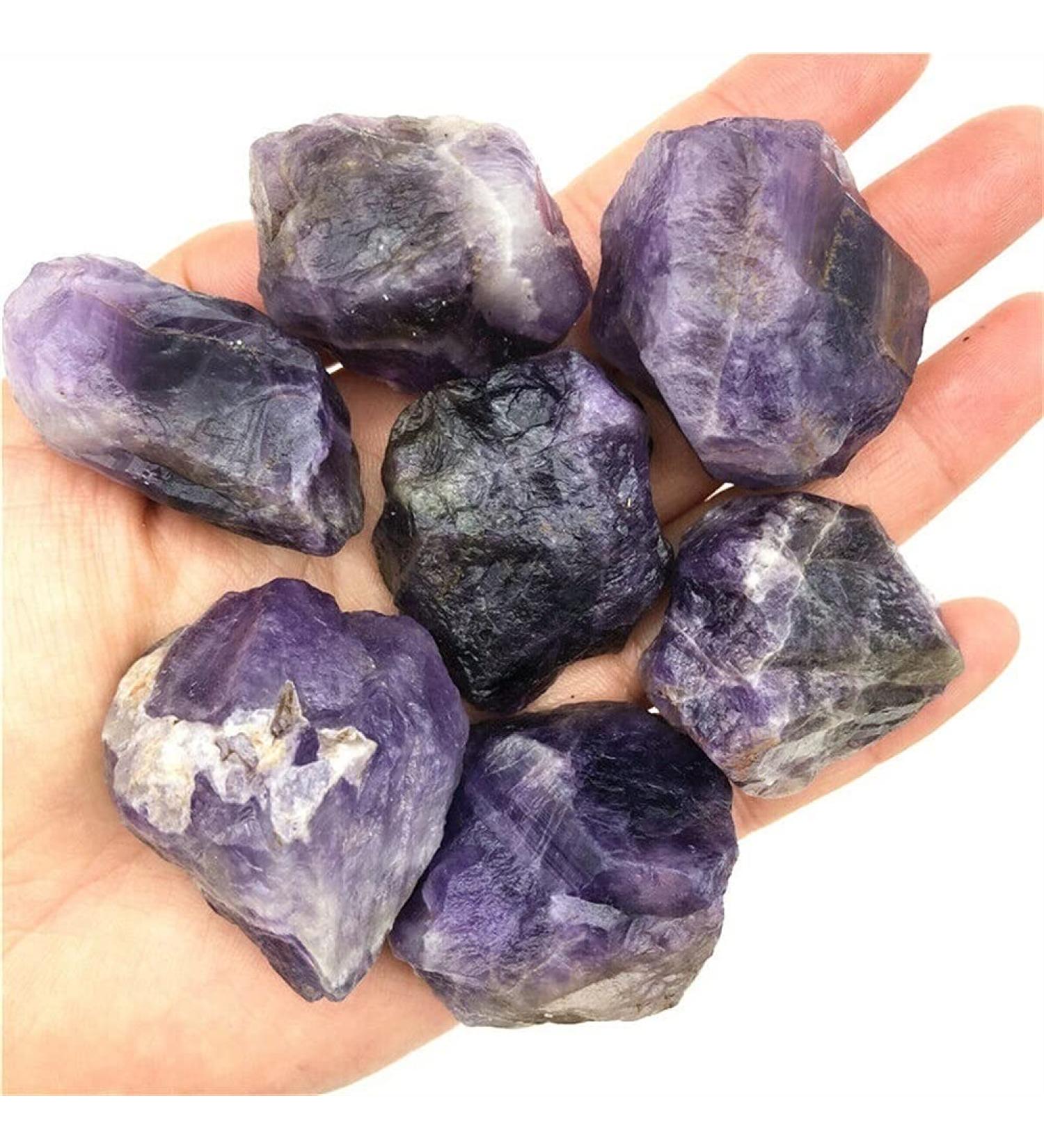 Natural Crystal Rough Decorative Crystal 100g Natural Raw Rough Dream Amethyst Stone Crystal Gemstone Specimen Natural Quartz Crystals Home Decor Crystal - Buy Online on GoSupps.com
