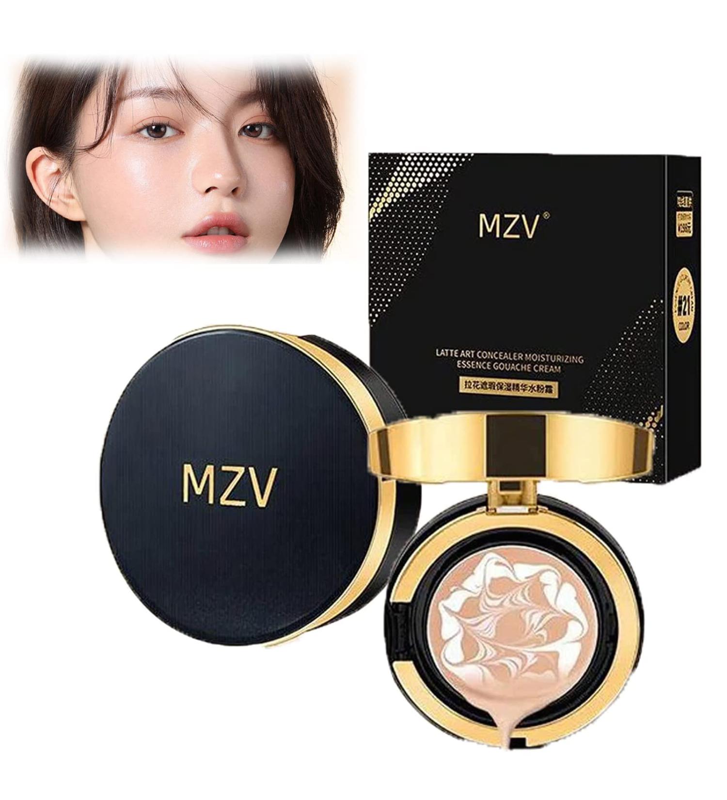 Alkyne MZV Waterproof Air Cushion BB Cream with Tricolor Latte Concealer - Long-lasting Moisturizing Foundation (23# Natural Color) - Buy Online on GoSupps.com
