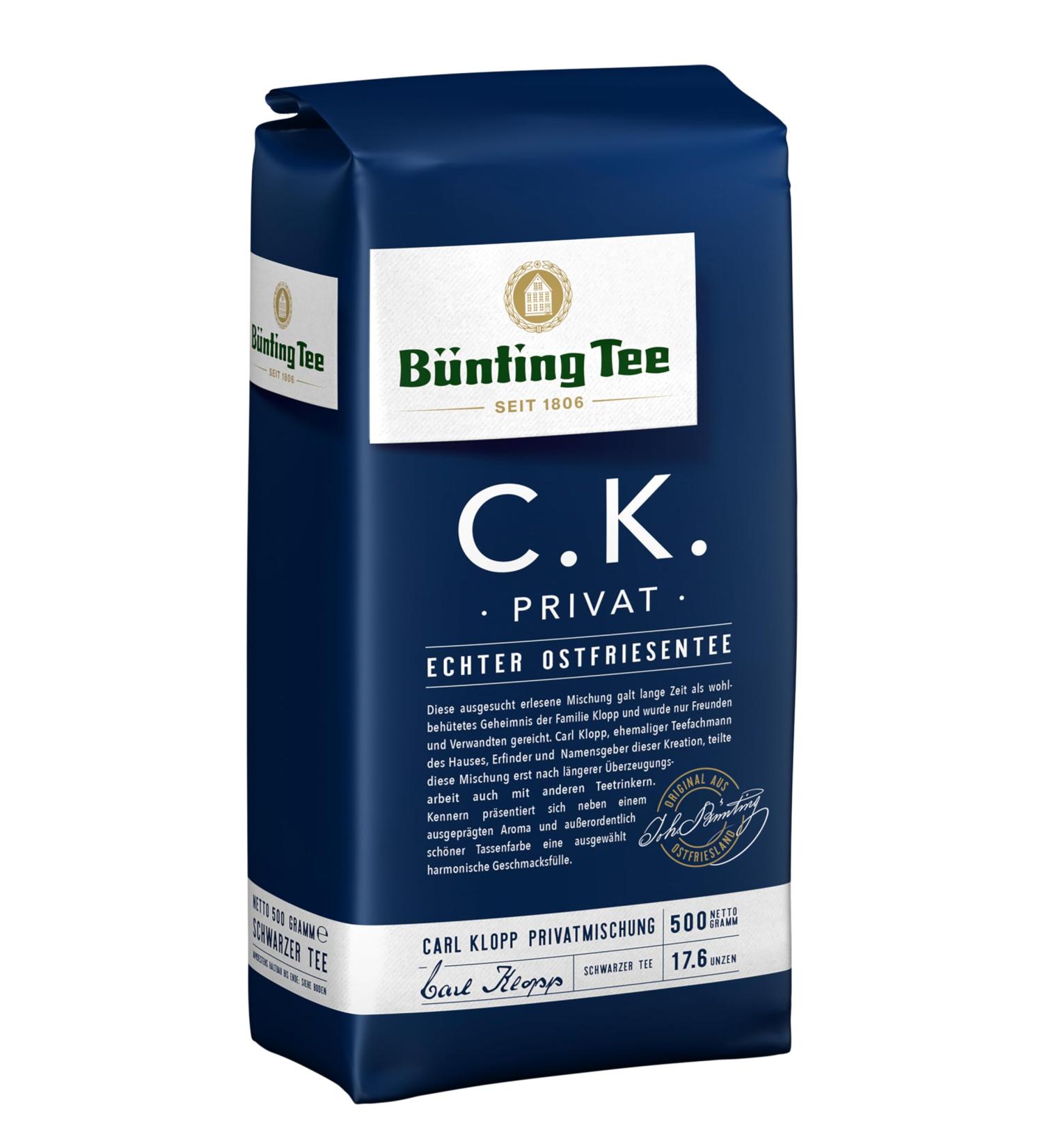 B nting Tee Bunting Tee J.K. Private Loose Tea 500 g