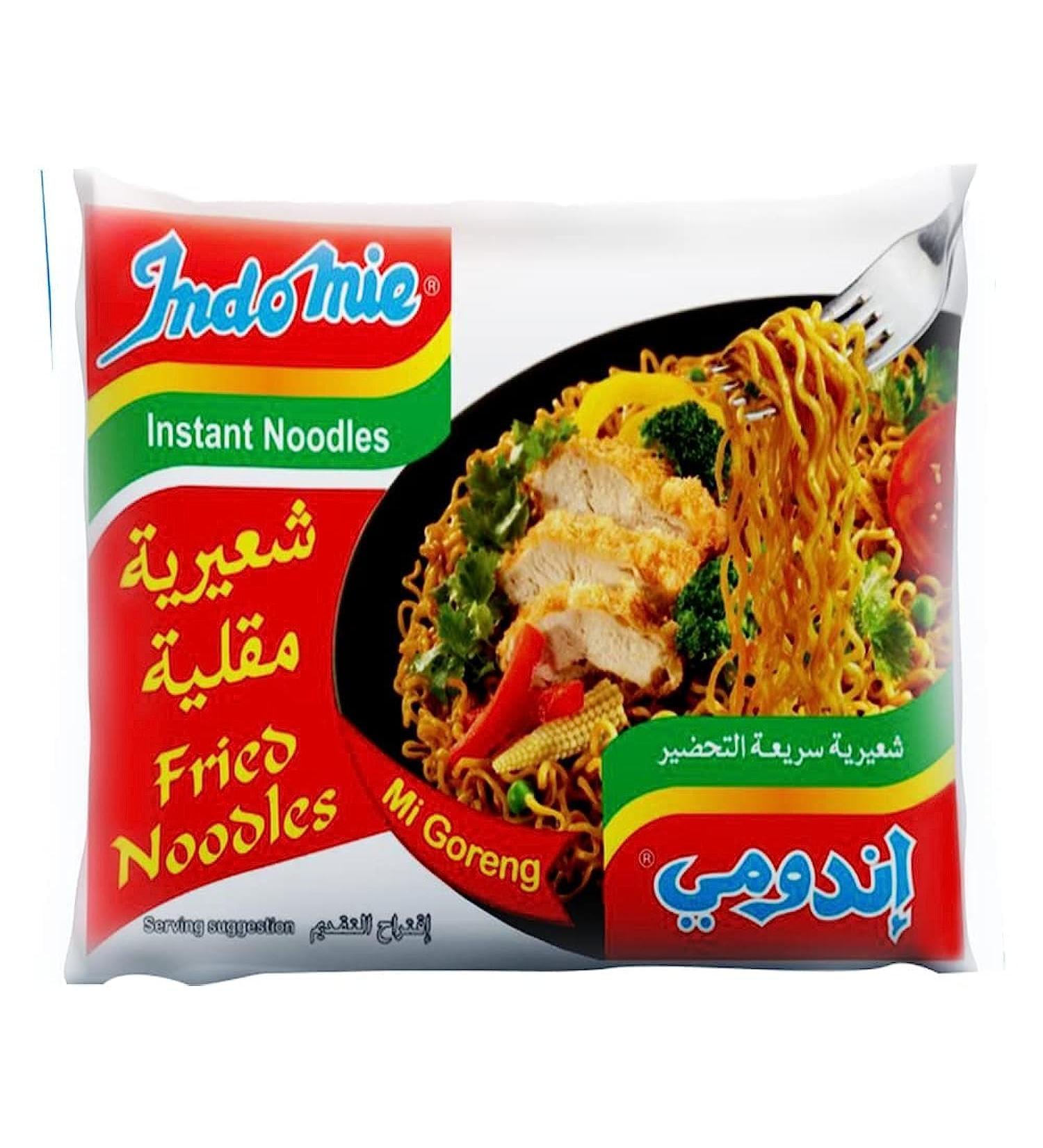 Indomie Indomie Mi Goreng Lot of 5 spaghetti noodles 80 g