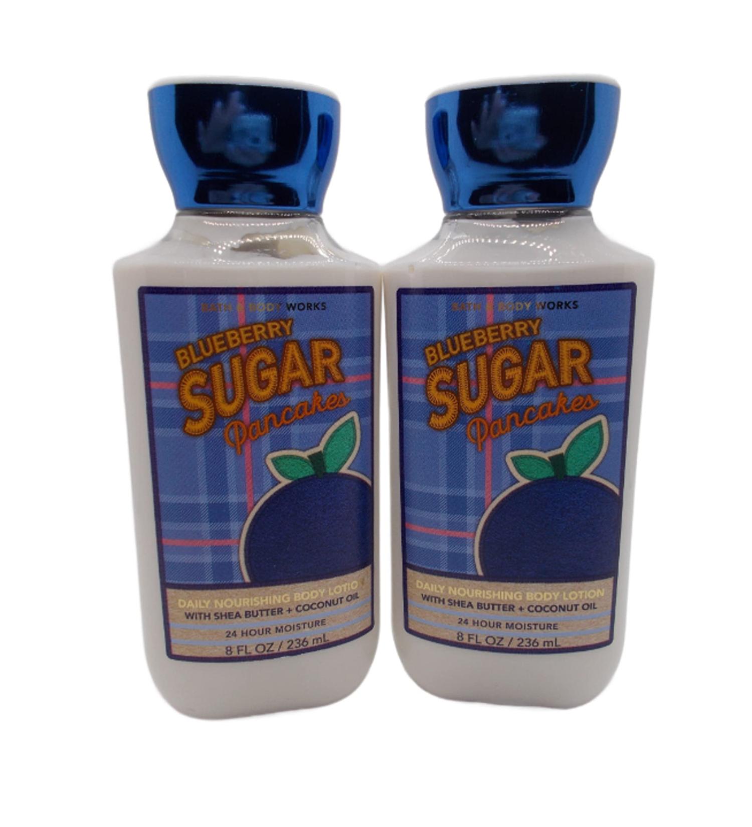 Bath & Body Works Blueberry Sugar Pancakes Super Smooth Lotion Sets - 2 Pack (Blueberry Pancakes) 16 Fl Oz - Buy Online on GoSupps.com