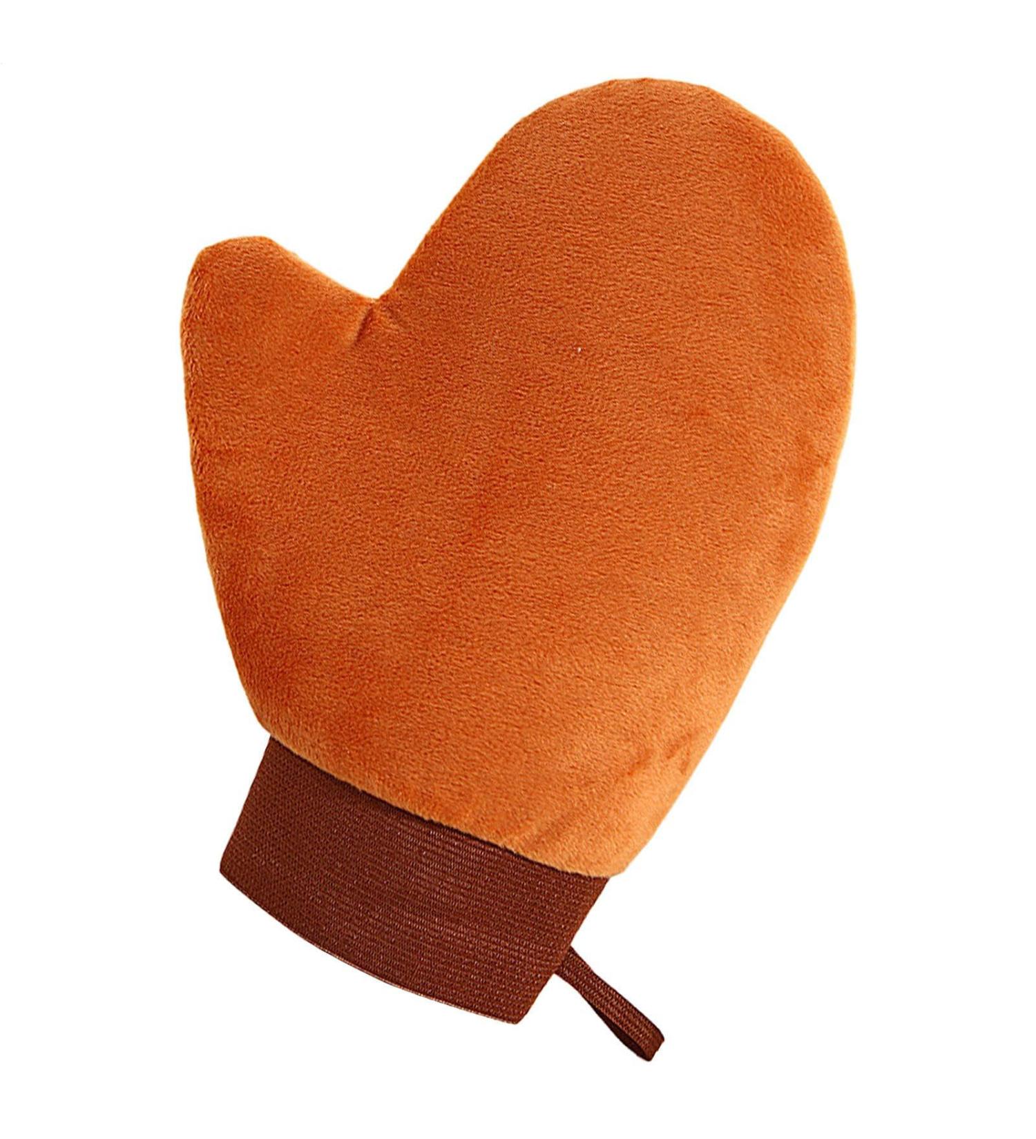  Rukjmqi Sunless Self-Tanning Mitten - Back Lotion Applicator | Massage Mitten for Self-Tanning Lotion - Gentle Application on Body Hands Face and Sensitive Skin - Ideal for Shower and Travel - Buy Online on GoSupps.com