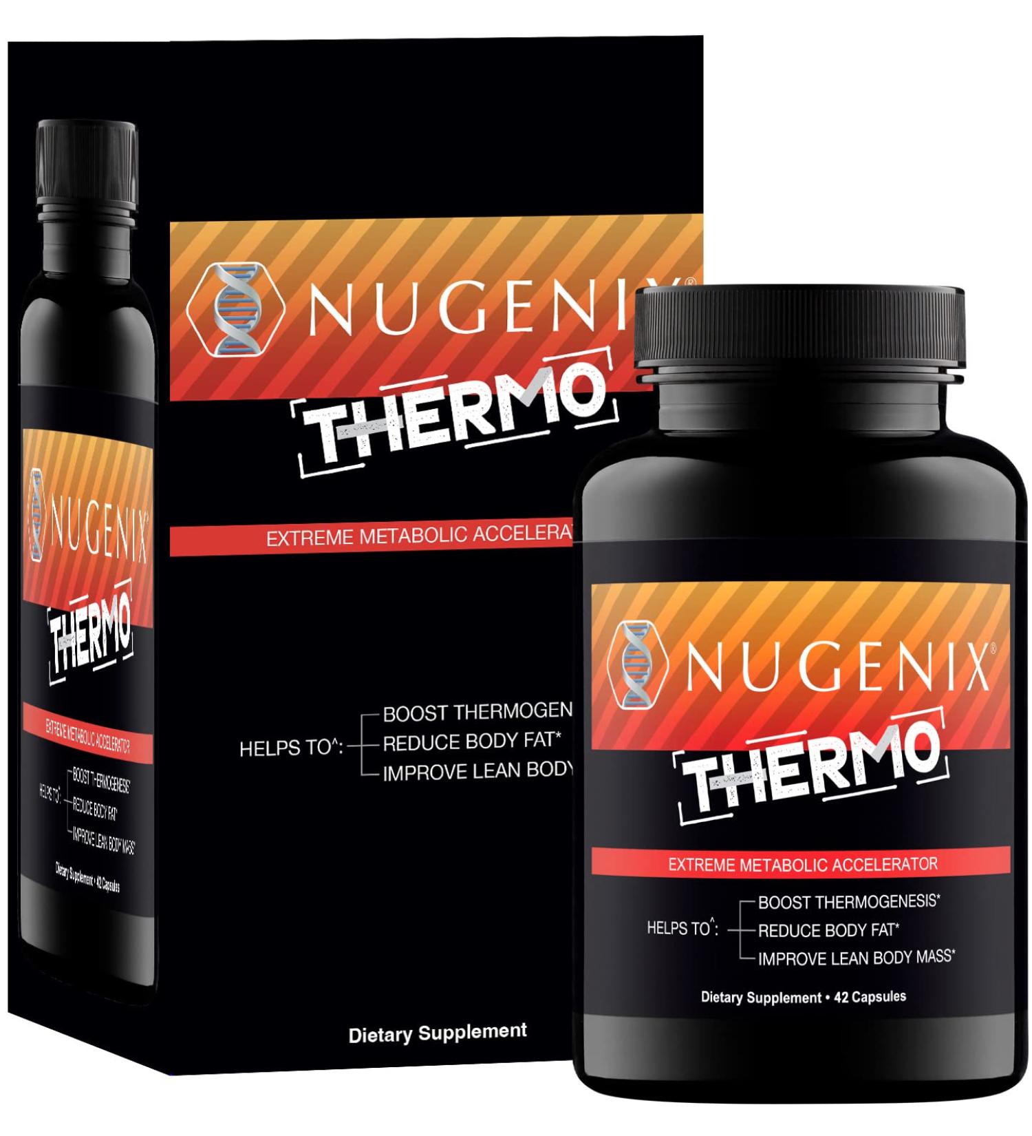 Nugenix Thermo - Thermogenic Fat Burner Supplement for Men 42 Count - Extreme Metabolic Accelerator - Buy Online on GoSupps.com