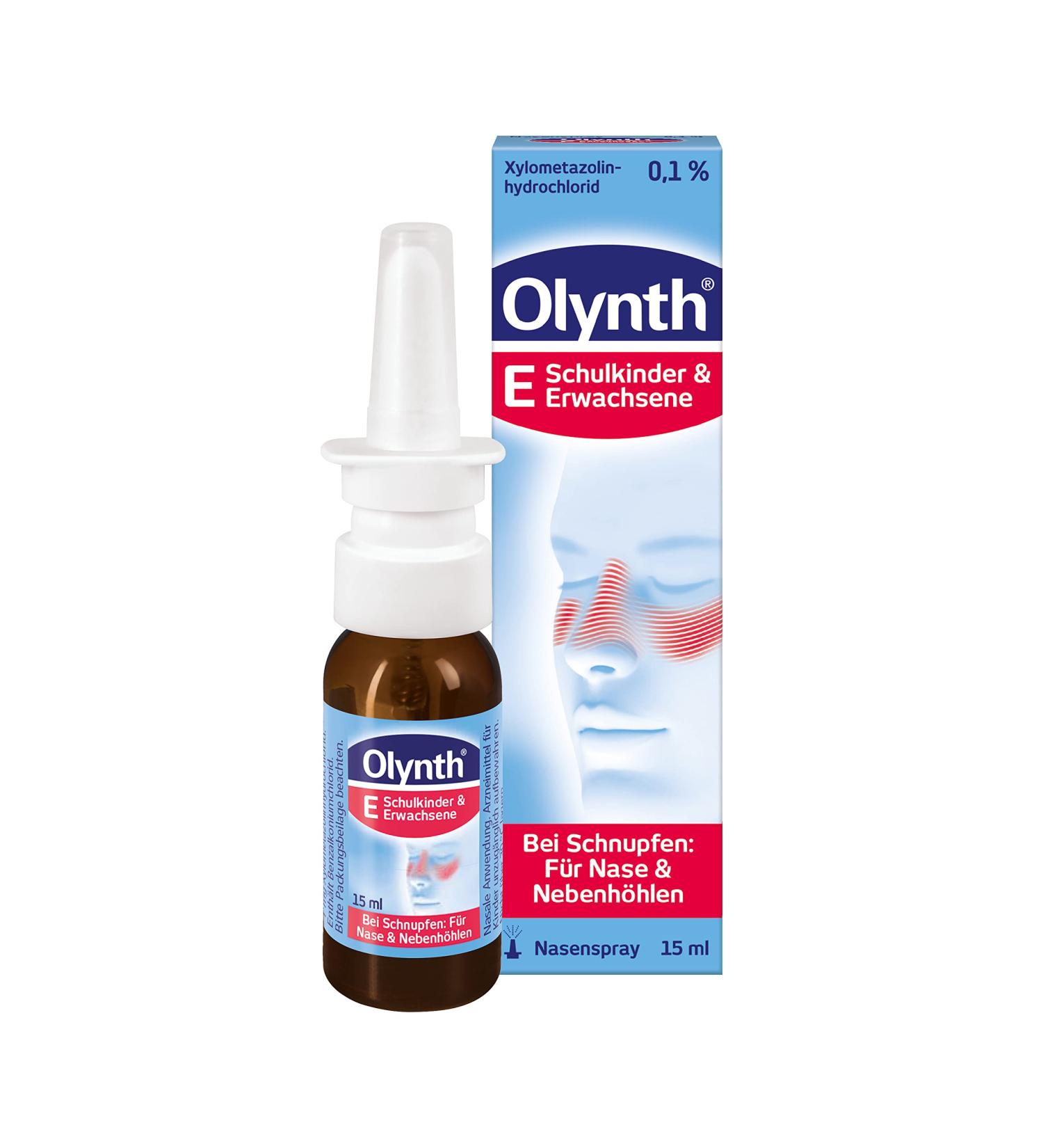 Olynth 0.1% Nasal Spray - Decongestant for Adults & Children 6+ | 15 ml | Fast Relief Worldwide Shipping - Buy Online on GoSupps.com