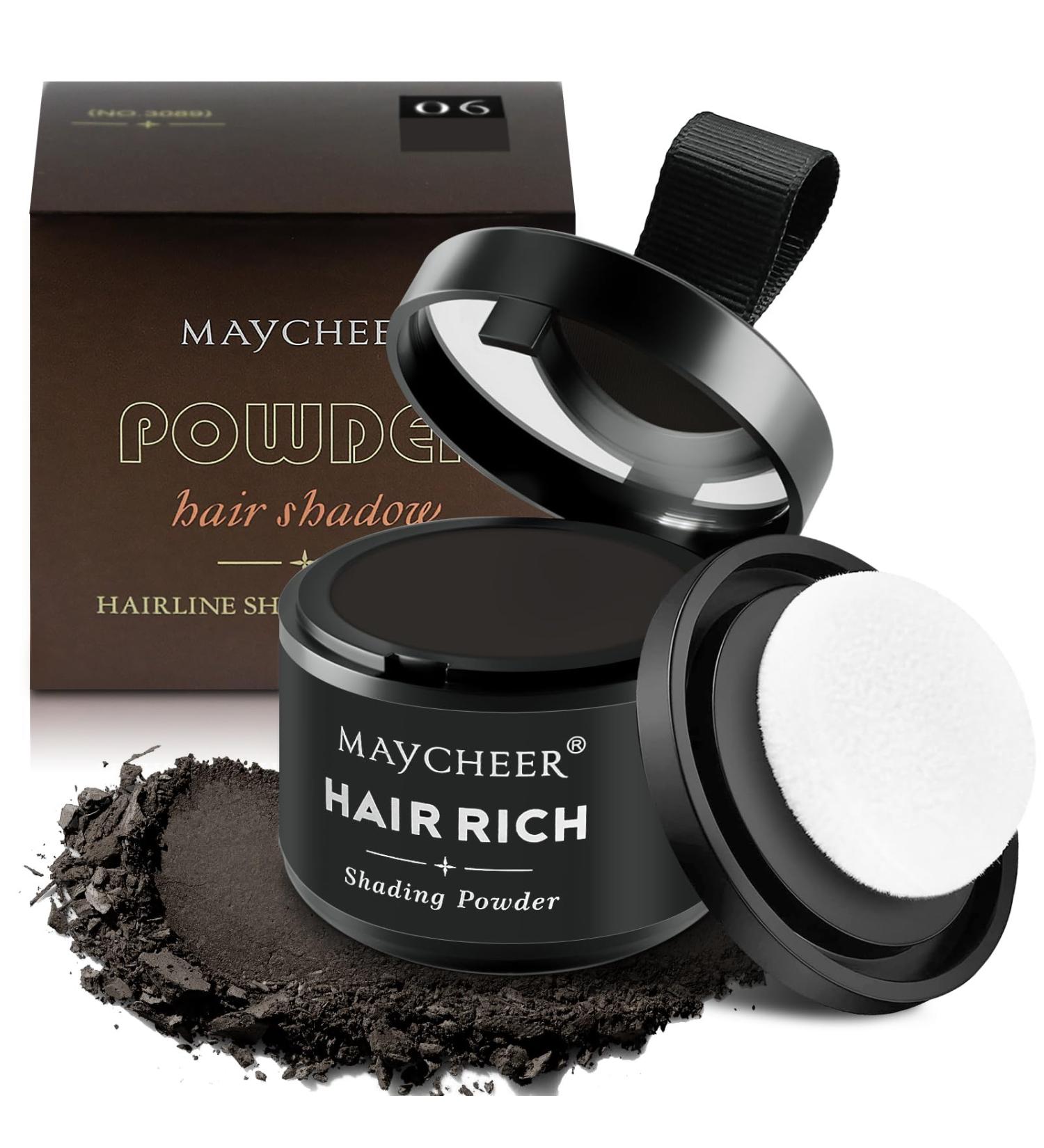 Sularpek Hairline Powder Hairline Powder Instantly Conceals Hair Loss Hairline Shadow Powder for Thinning Hair for Women and Men Bald Spots Eyebrows Beard Line Dark Brown - Buy Online on GoSupps.com