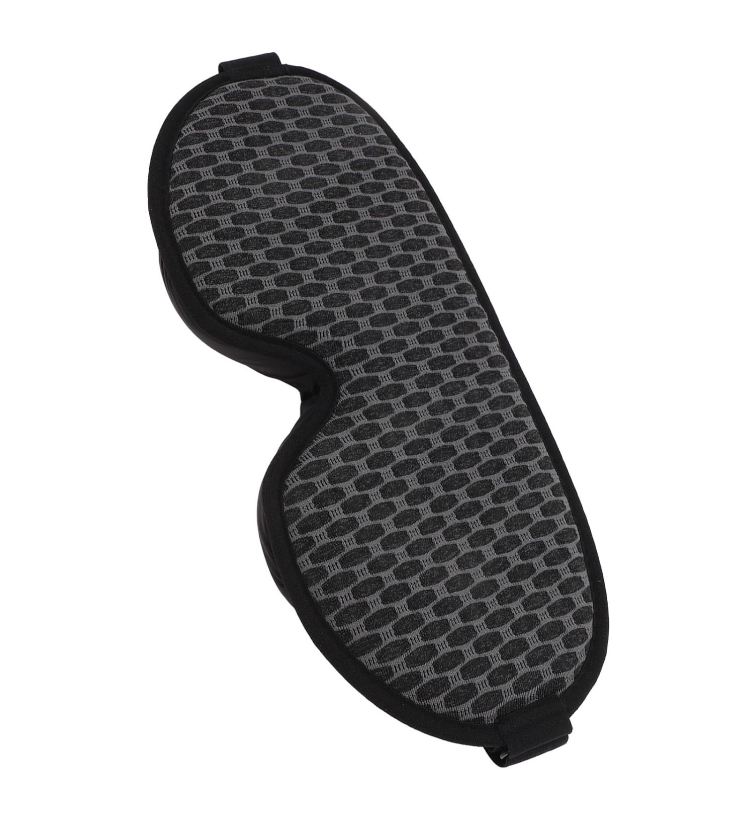 Memory Foam 3D Contoured Sleep Eye Patch Soft Breathable Eye Shade Cover Adjustable Strap Ideal for Meditation Yoga Travel Nap Insomnia - Buy Online on GoSupps.com