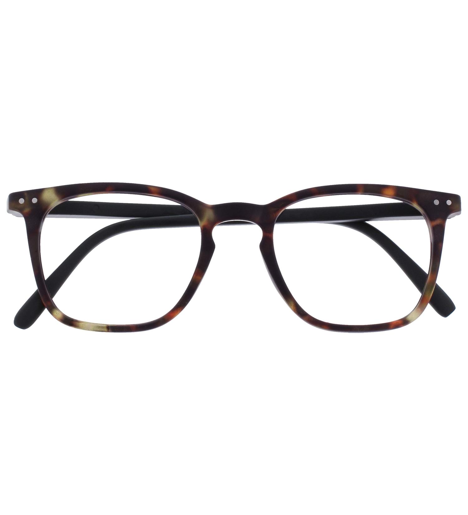 Opulize Bex Fern Glasses - Large Designer Tortoise Frame with Scratch-Resistant Hinge - Men's -1.50 Dioptries - Buy Online on GoSupps.com