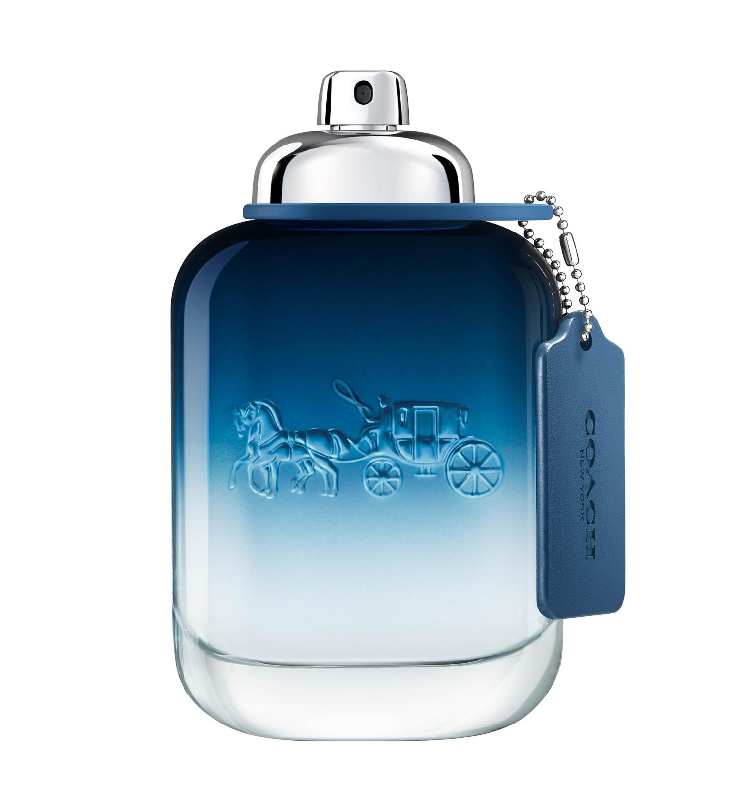 Coach Blue Eau de Toilette - Long Lasting Fragrance with notes of Lime Oil Black Pepper & Amber - Fougere & Aquatic 3.3 Fl Oz (Pack of 1) - Buy Online on GoSupps.com