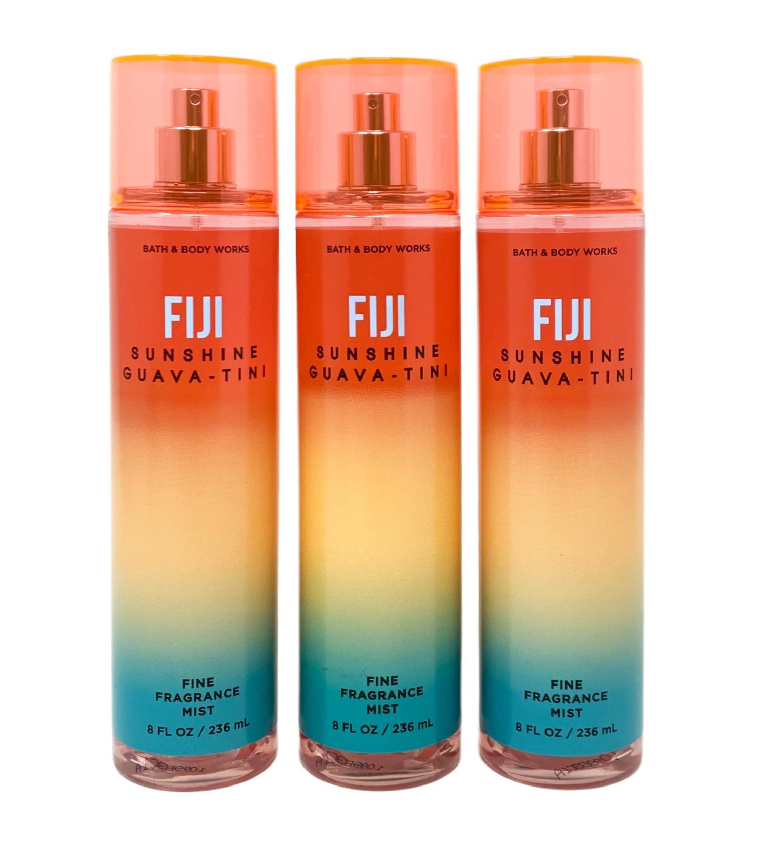 Bath FIJI SUNSHINE GUAVA-TINI Fine Fragrance Mist Trio - Includes 3 Fine Fragrance Mists - Full Size