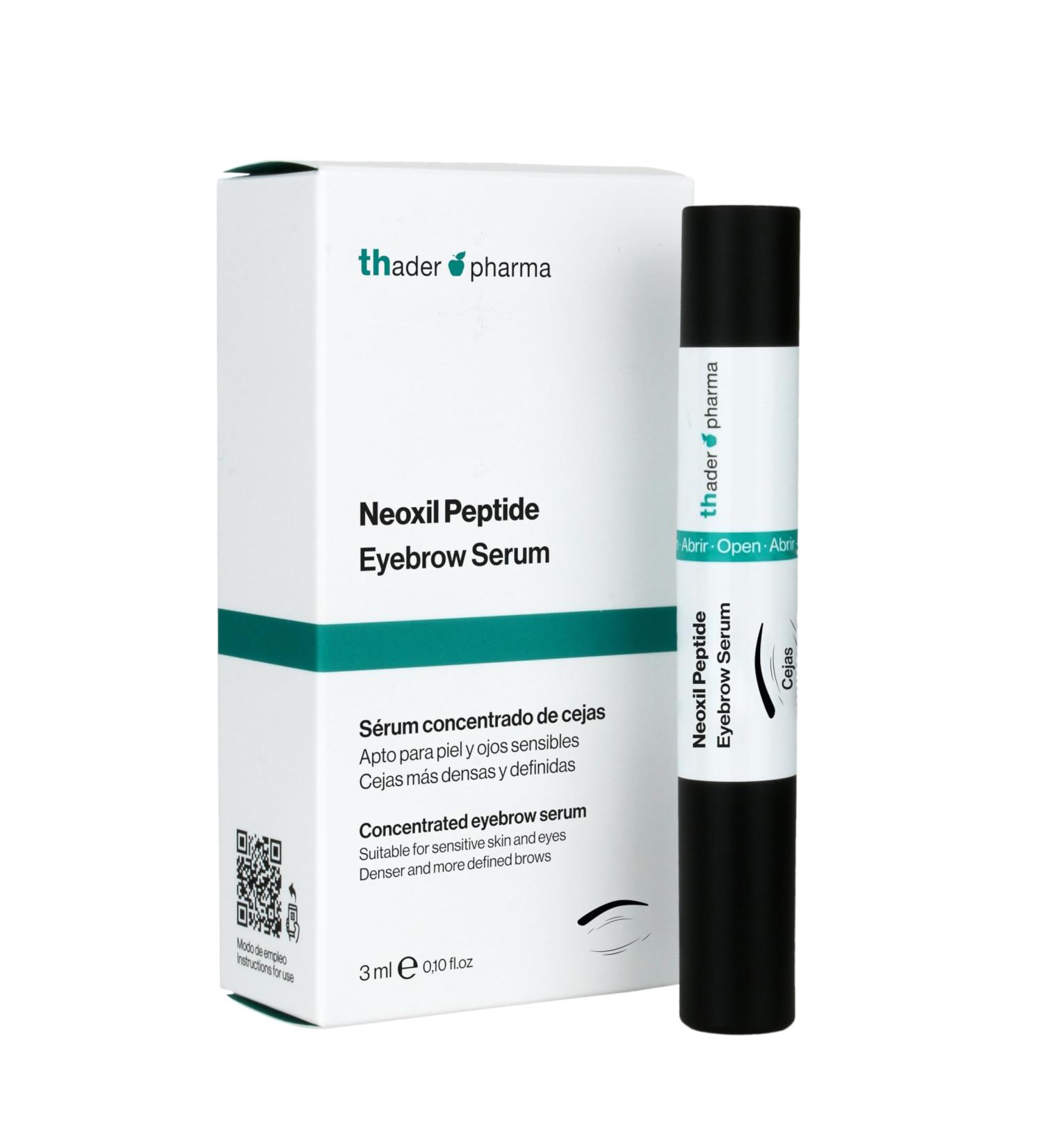 Thader Pharma S rum concentr fortifiant pour sourcils avec Multip ptides Eyebrow Neoxil Peptide Eyes 3 ml
