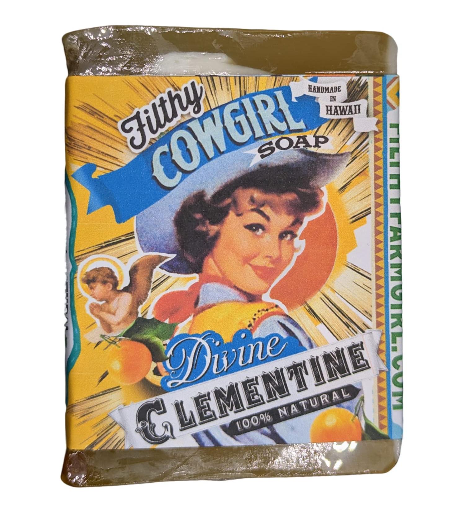 Filthy Cowgirl Soap - Divine Clementine | Natural Handmade Soap for Radiant Skin - Buy Online on GoSupps.com