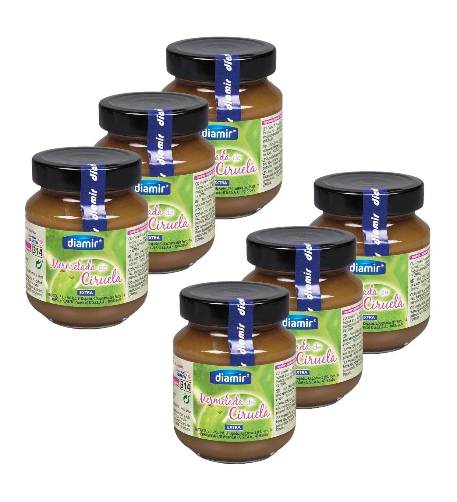 Lot 6x Plum jam - 340g jar