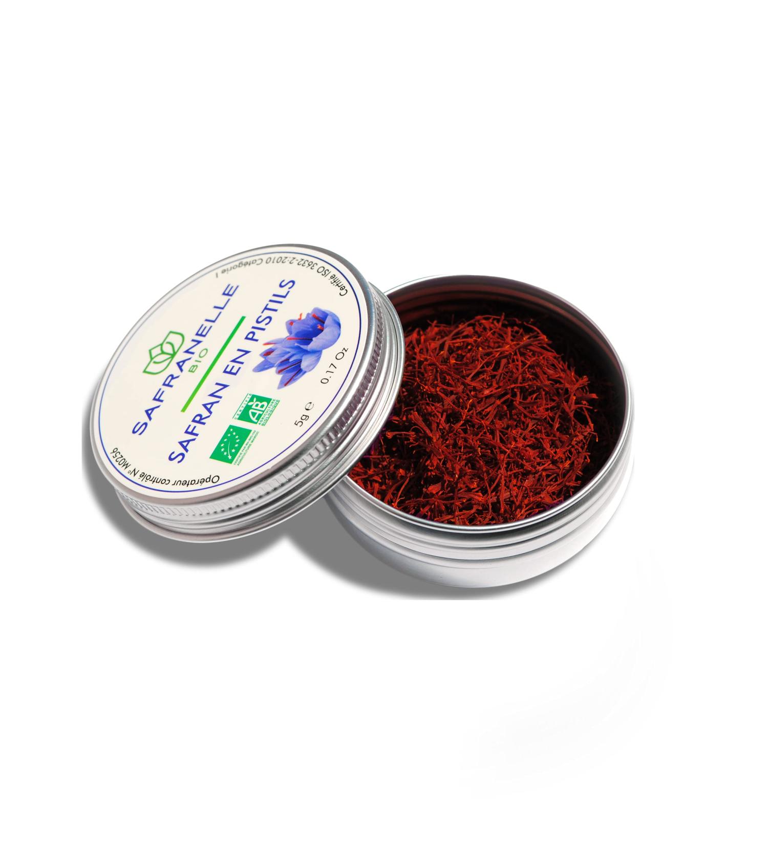 5g organic saffron in pistils vintage 2023 - category I - direct producer - Buy Online on GoSupps.com