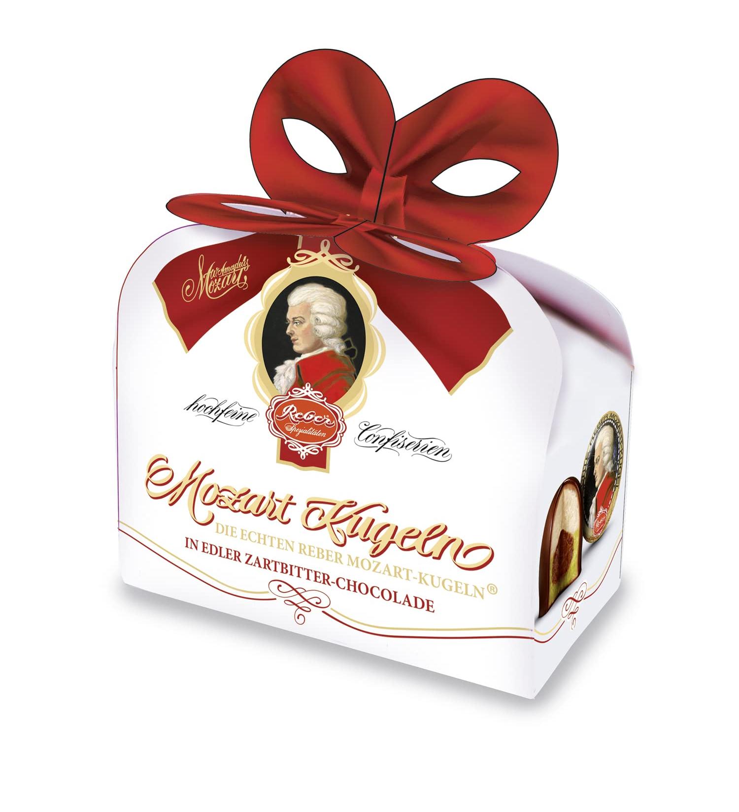 Buy Mozart Balls Duet - Dark Chocolate with Pistachio Marzipan & Nut Filling | 2 Pack (40g) - International Shipping Available - Buy Online on GoSupps.com