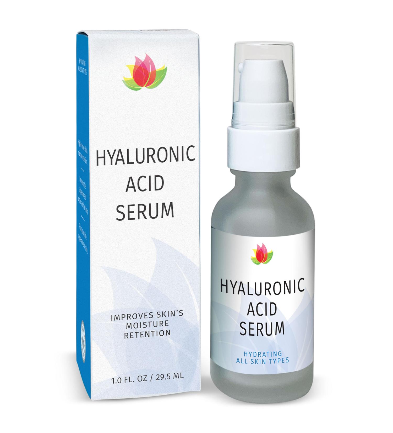 Reviva Labs Hyaluronic Acid Serum for Face and Neck - Moisturizing Nourishing and Hydrating Formula Acido Hialuronico - Face Serum for Women 1 Fl Oz - Buy Online on GoSupps.com