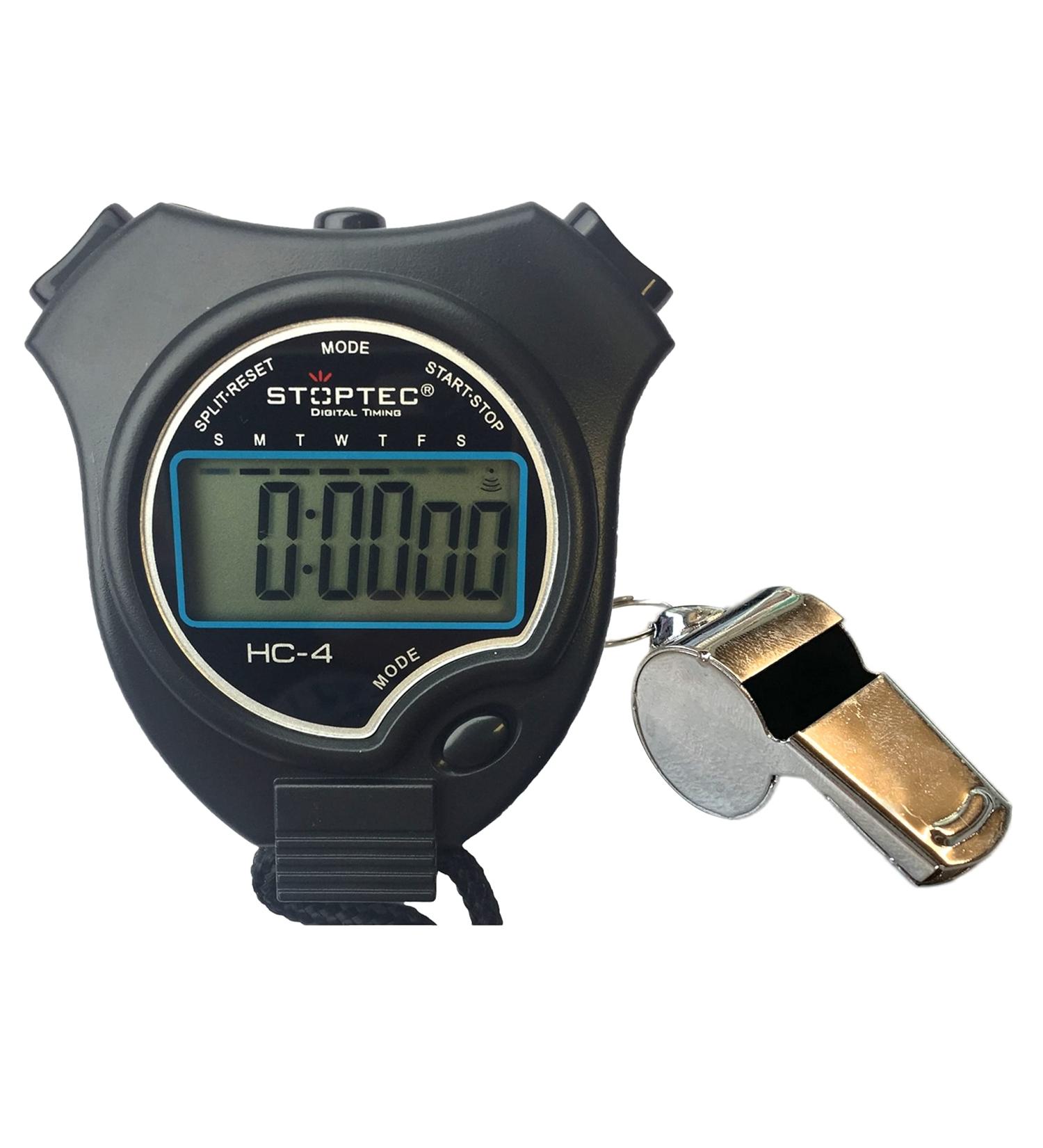 Sch tt Stoptec HC-4 Stopwatch | Digital Stopwatch with Large Display | Stainless Steel | Ideal for Sports Hobbies Leisure and Festivals - Buy Online on GoSupps.com