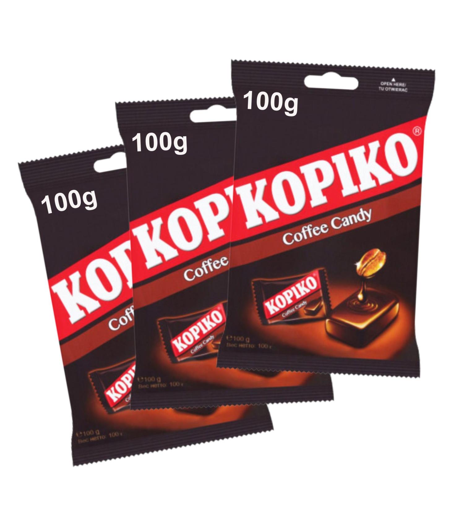 Coffee Candy Sweets Bundle Containing 3 Packs of Kopiko Coffee Candy Hard Candy 100g x 3 - Buy Online on GoSupps.com