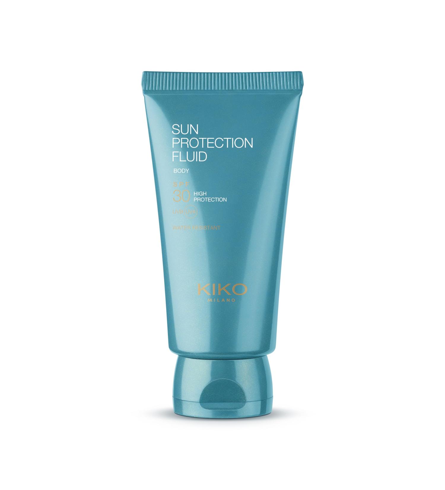 KIKO Milano Sun Protection Fluid Body Spf 30 Moisturising Body Sunscreen With SPF 30 And Hyaluronic Acid. Protects Against UVA And UVB Rays - Buy Online on GoSupps.com