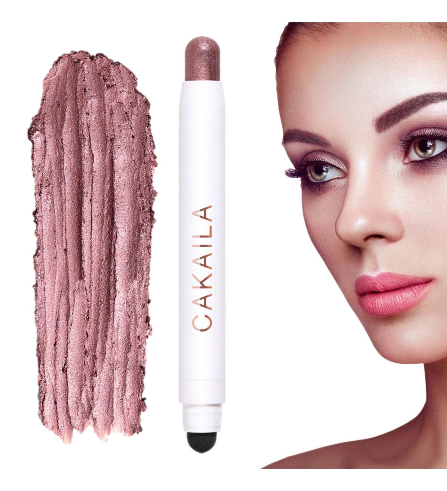 Eyeshadow Stick - Plaster Double-end Eyeshadow Sticks for Eyes | Stick Crayon Automatic Rotating Design for Base Contouring Smoky Eyes - Buy Online on GoSupps.com