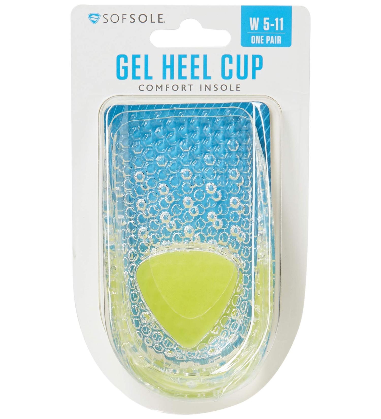 Sof Sole Gel Heel Cup for Women (Size 5-11) - Comfort & Support for Feet | International Shipping Available - Buy Online on GoSupps.com