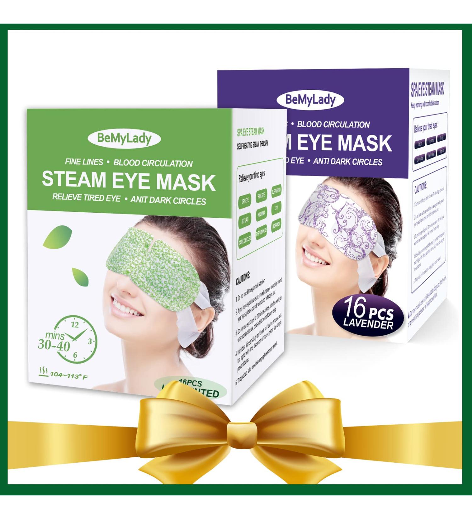 ProCIV 2 Boxes Unscented & Lavender Steam Eye Mask - Relaxing Aromatherapy for Restful Sleep - Buy Online on GoSupps.com