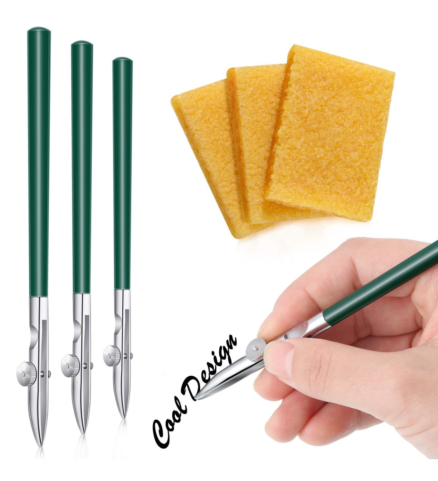 Zonon 6 Pieces Art Ruling Pen Set with Masking Fluid Pen and Glue Residue Eraser - Green | Watercolor Drawing Supplies - Buy Online on GoSupps.com