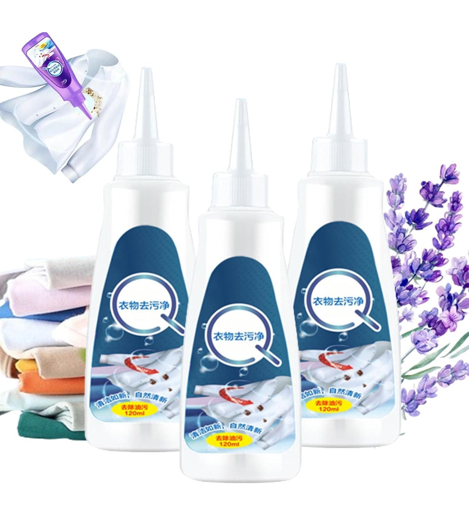 Active Enzyme Laundry Stain Remover Active Enzyme Clothing Stain Remover Active Enzyme Stain Remover White Shirt Guardian Garment Stubborn Stain Cleaner Oil Remover (3pcs-B) - Buy Online on GoSupps.com